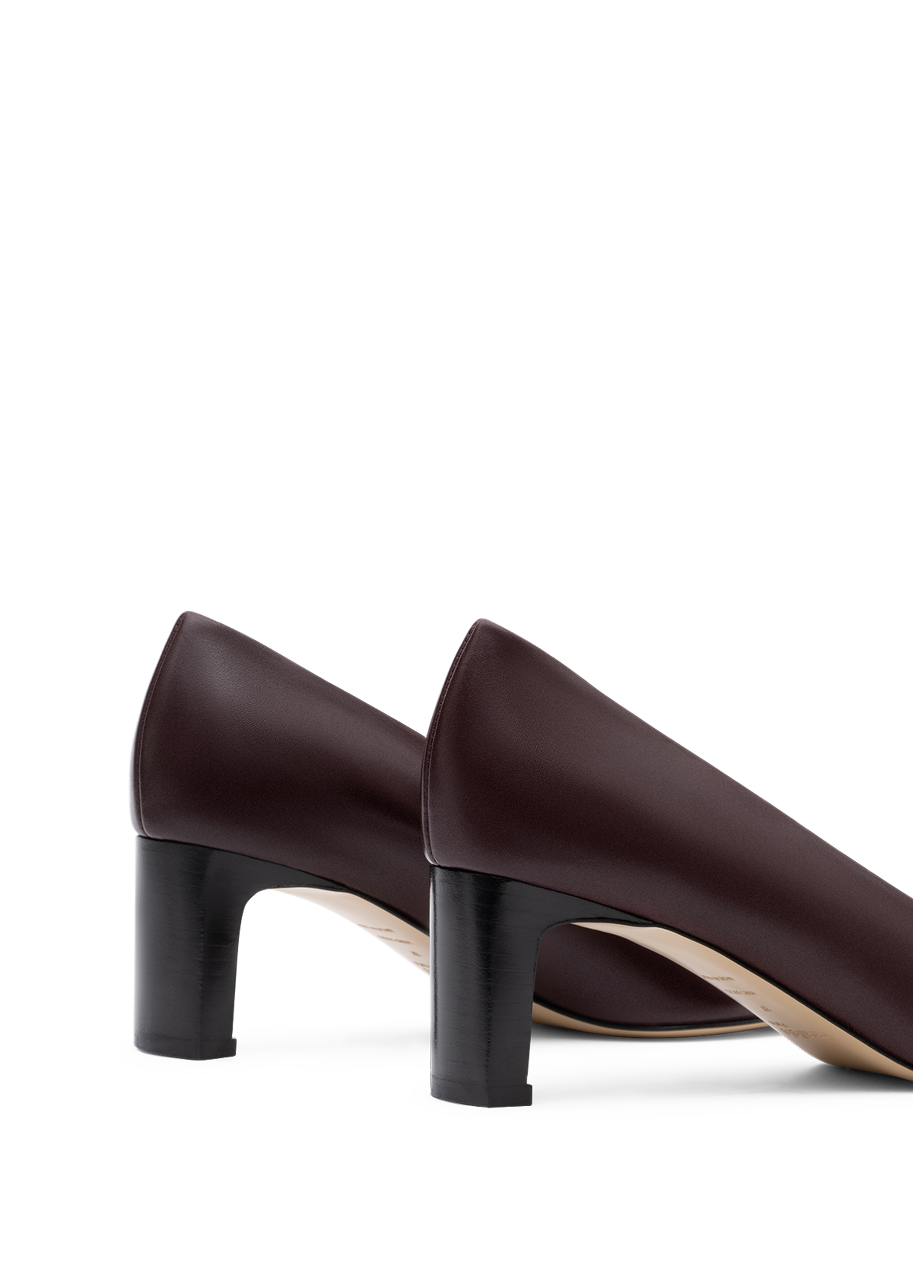 Escarpins alvin en veau lisse PARALLELE Rouge