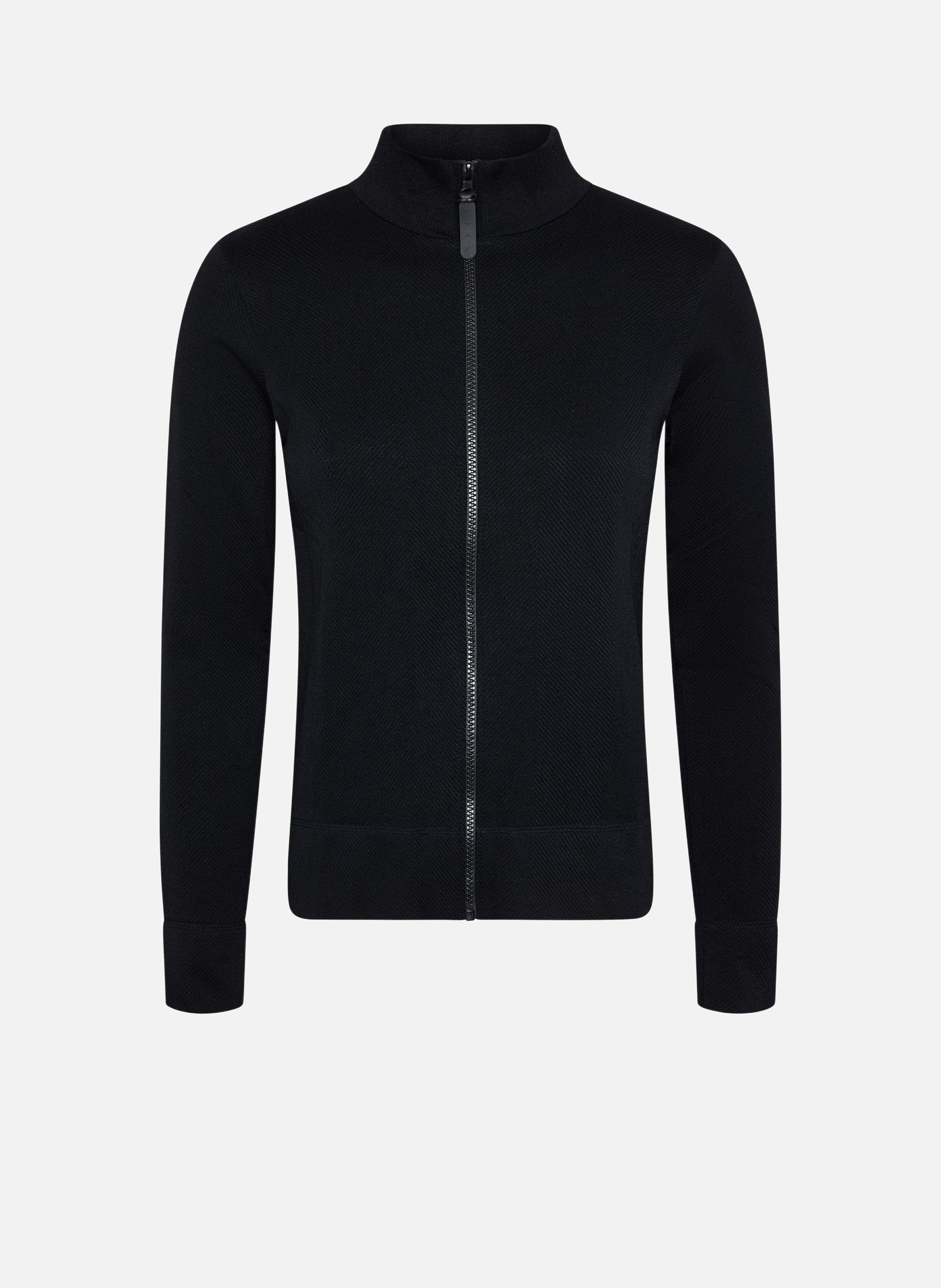 Veste de sport zippée seamless athleisure gita  Noir