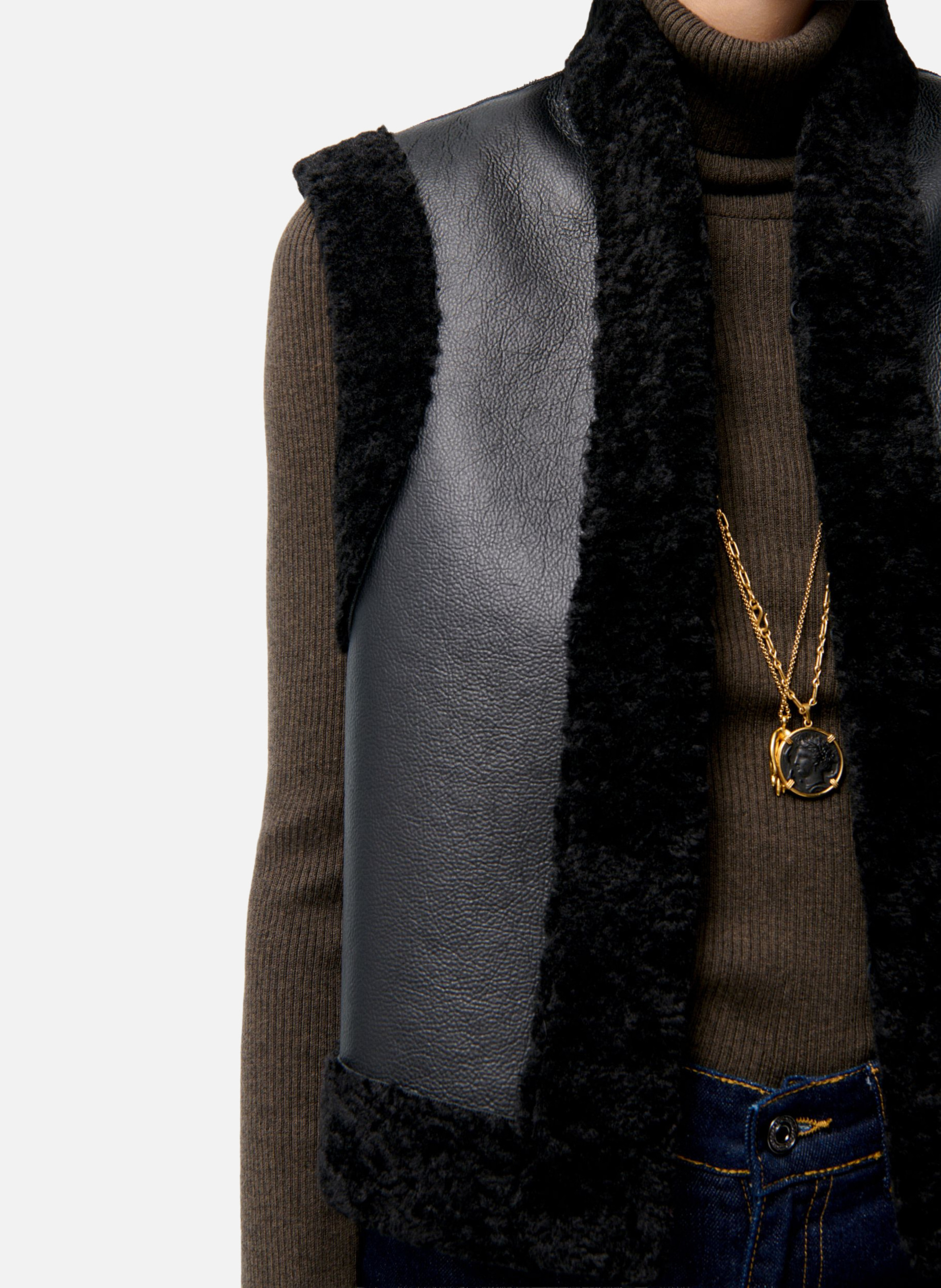 Gilet sans manche daman VANESSA BRUNO Noir