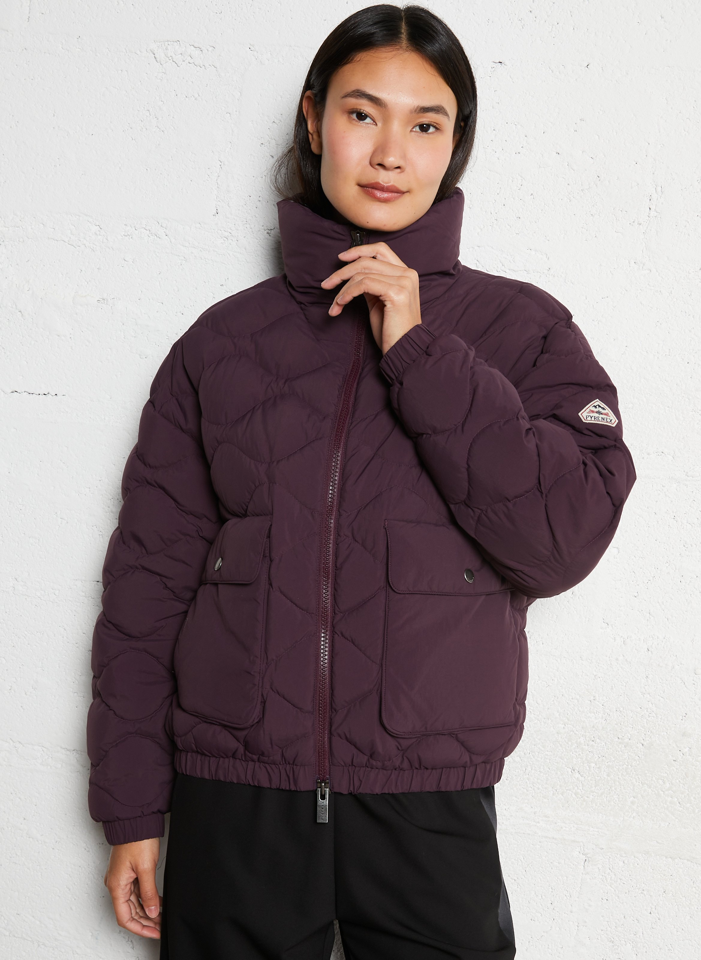 Doudoune ample matelassée unie enola PYRENEX Violet