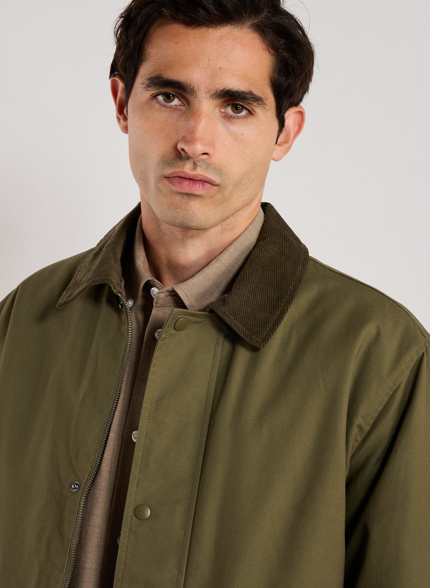 Cotton jacket GUESS Green