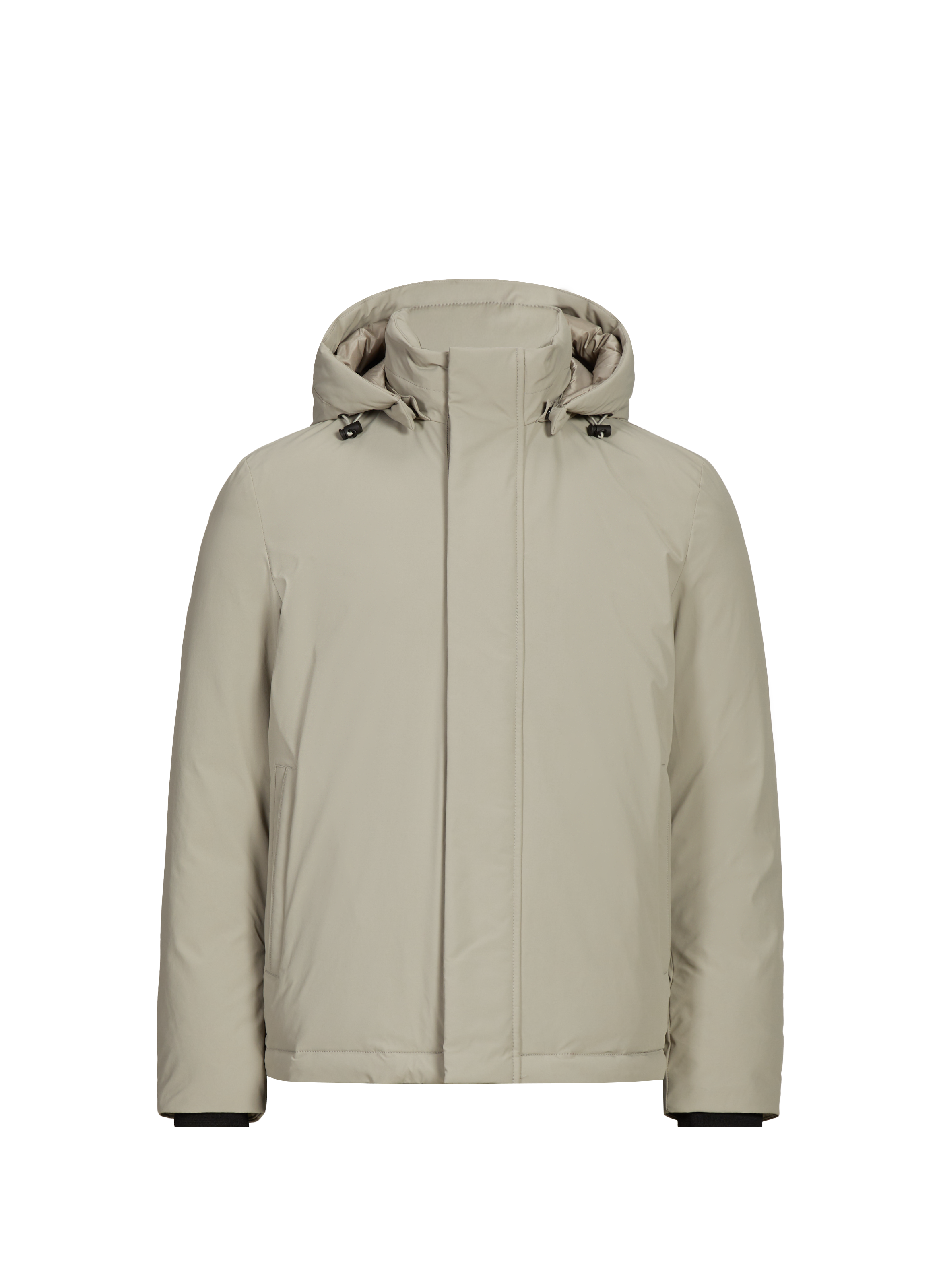 WOOLRICH Blouson à capuche amovible Beige