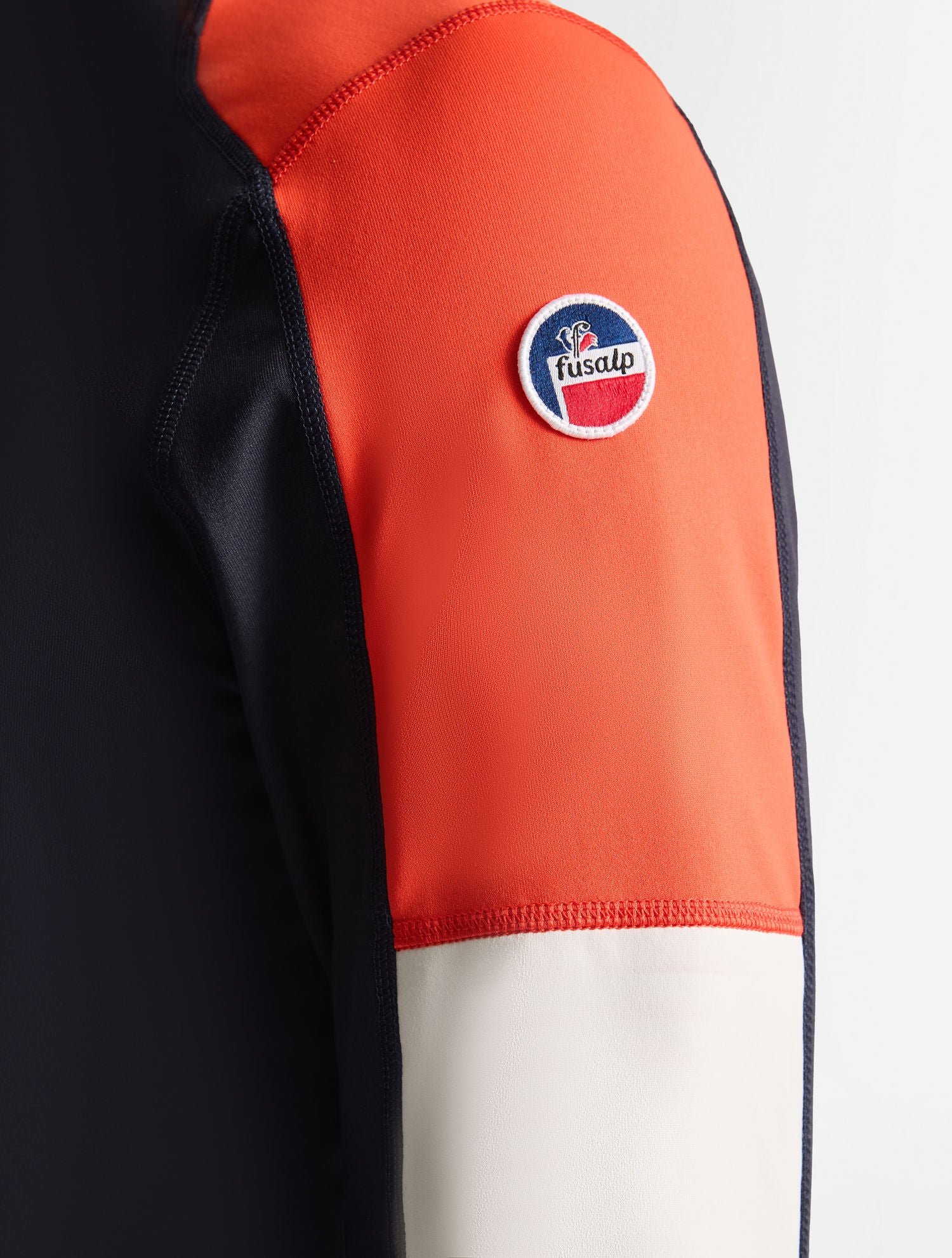 Sous pull de ski pravio col montant  coupe regular Bleu