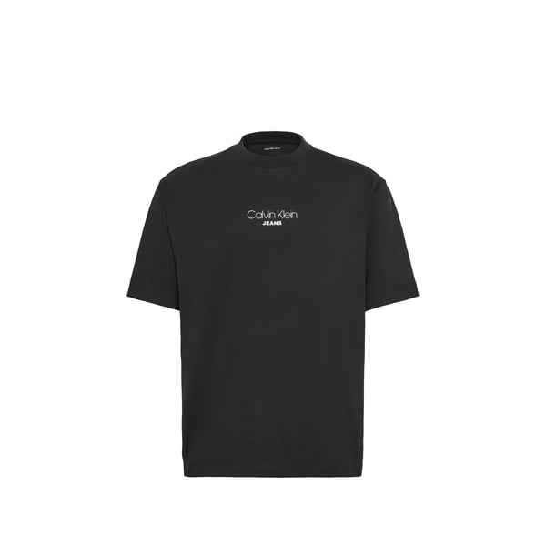 Calvin T-shirt droit à logo en coton Noir M Male