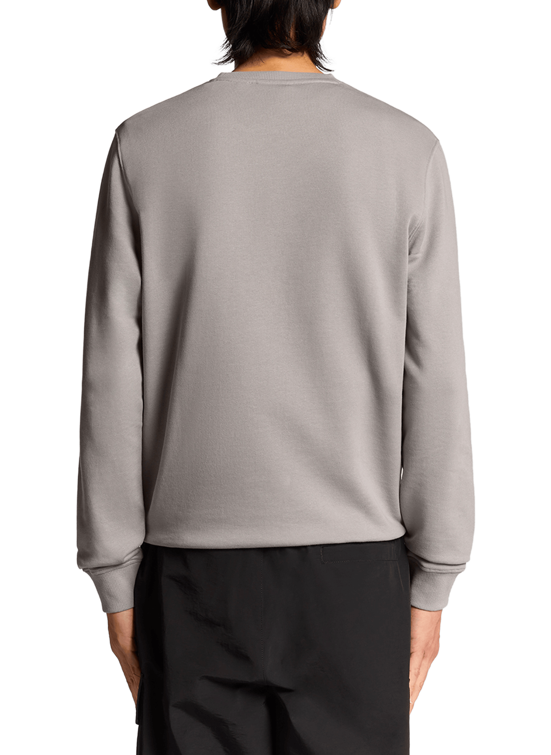 Sweat à col rond en coton LYLE & SCOTT Gris