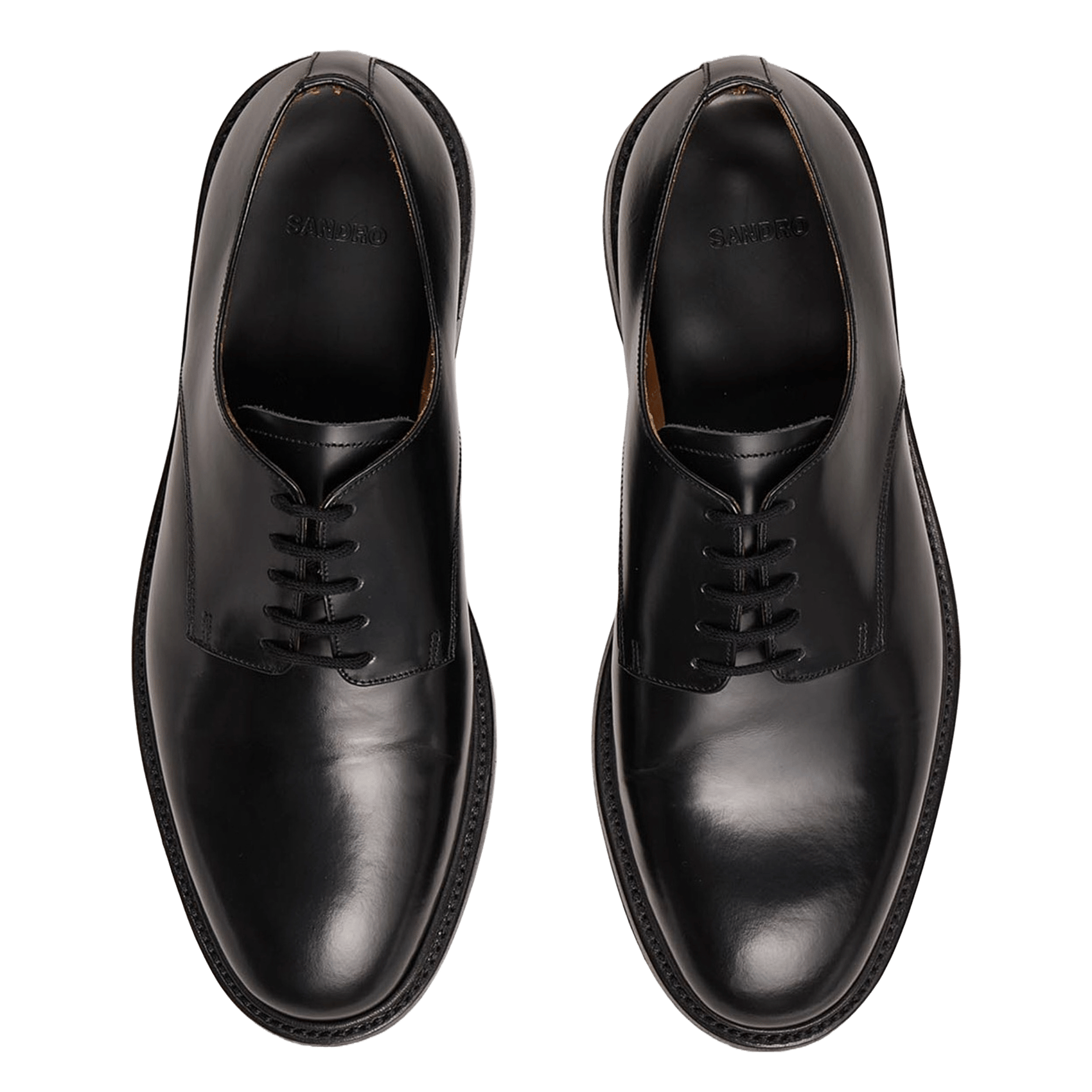 Chaussures de ville en cuir SANDRO Noir