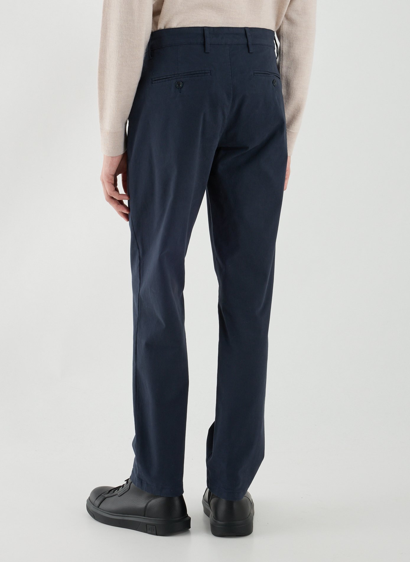 Pantalon slim en coton mélangé AIGLE Bleu