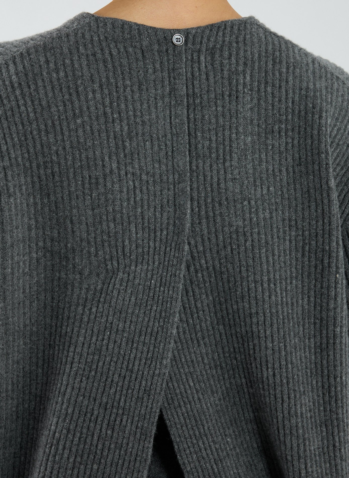 Ribbed cardigan EENK Grey