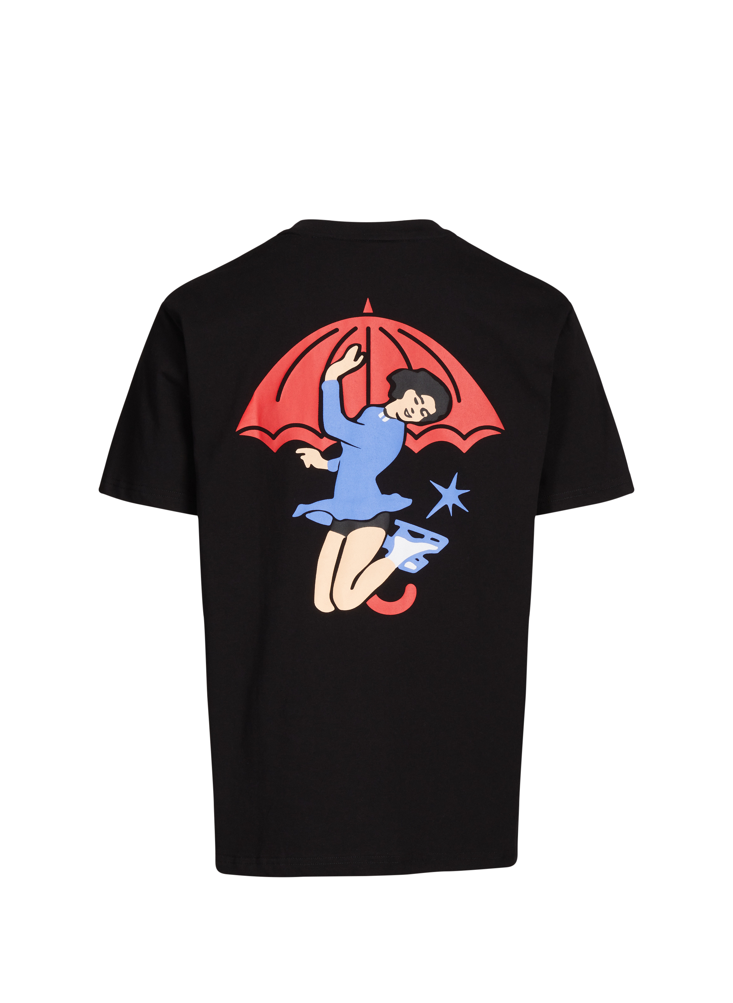 T-shirt Skating in cotton HELAS CAPS Black