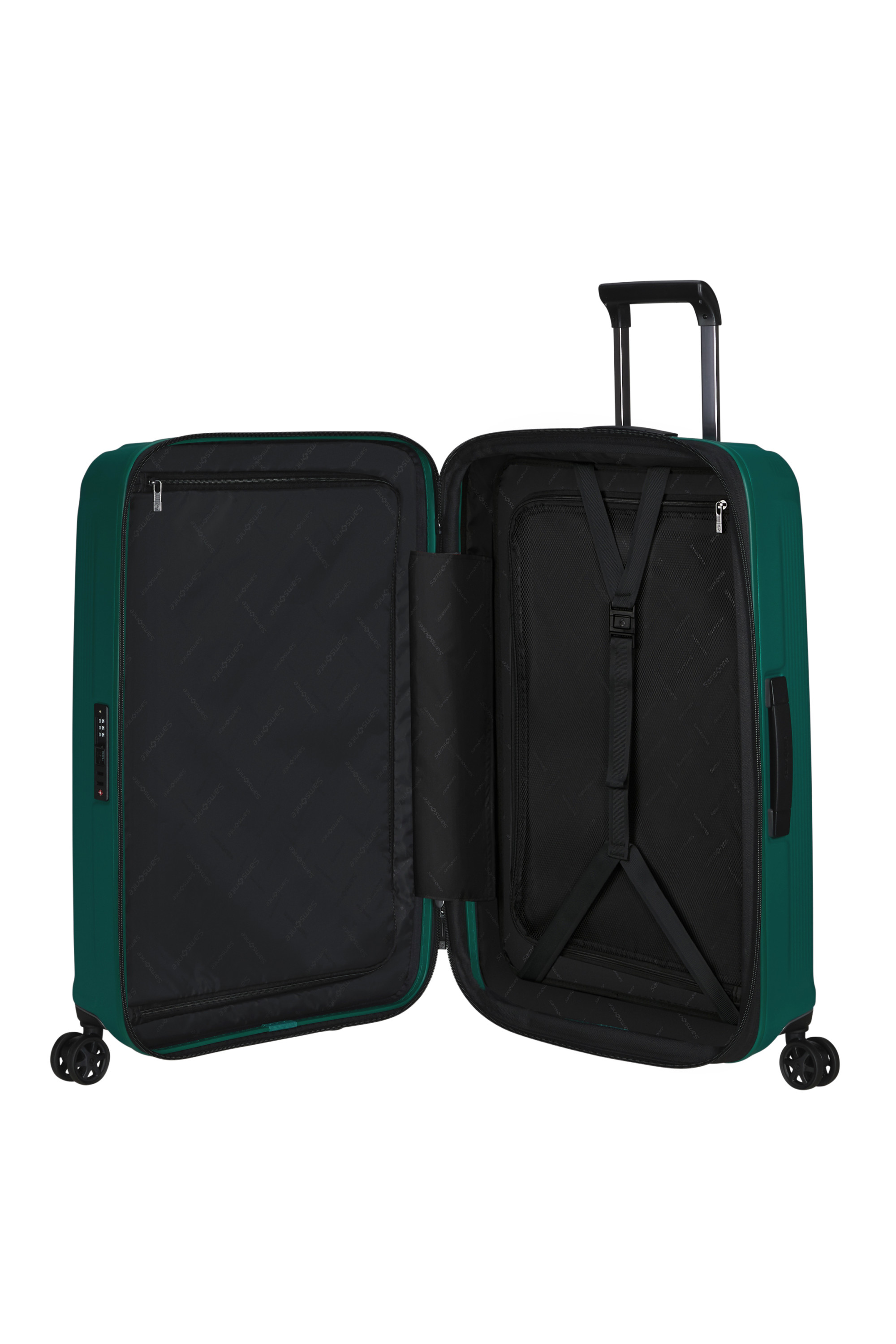 Nuon valise 4 roues taille m SAMSONITE Vert