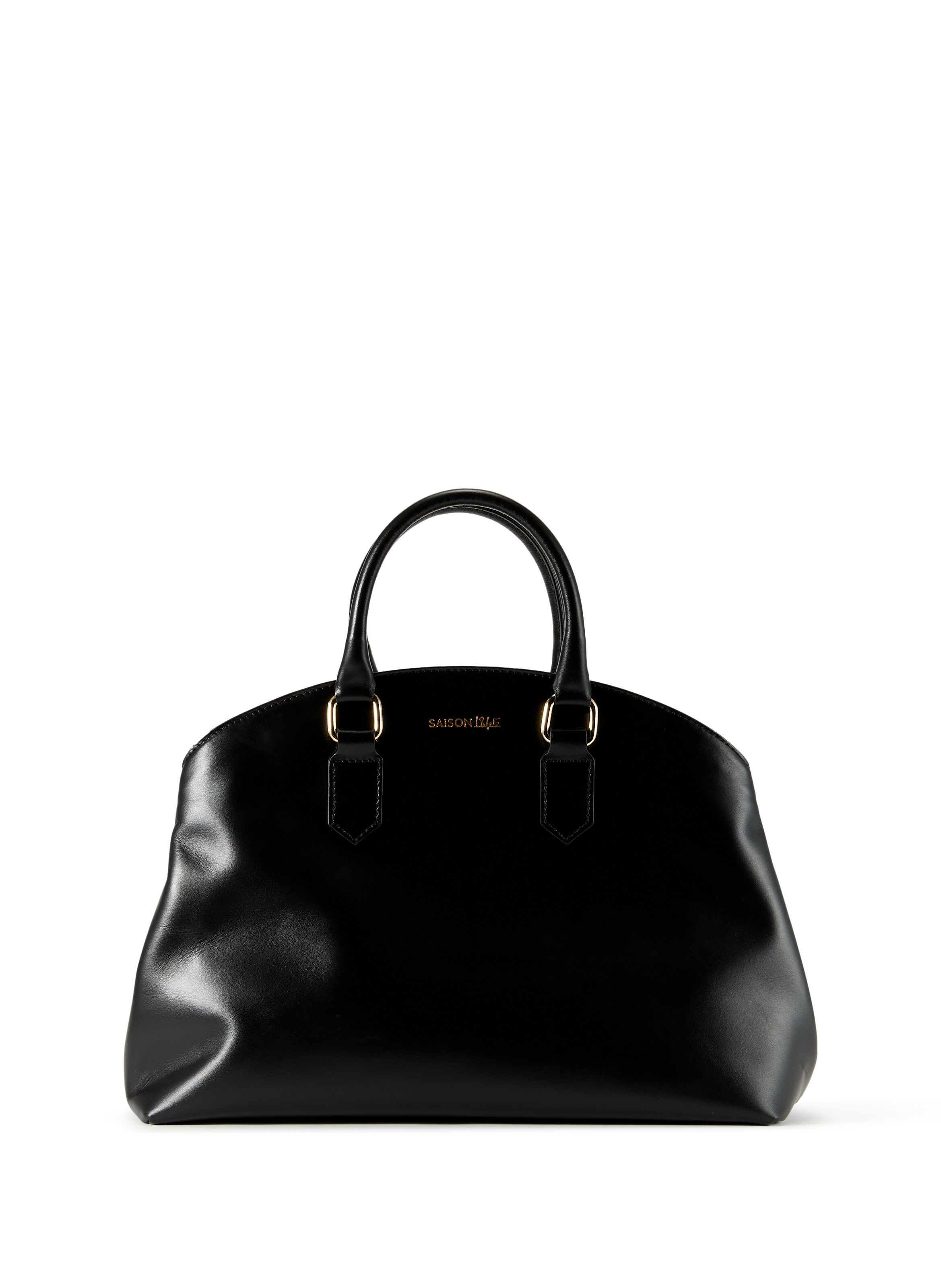 Sac à main Hadrien en cuir SAISON 1865 Noir