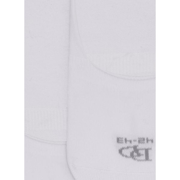 Dore Dore Chaussette Invisible En Coton In White