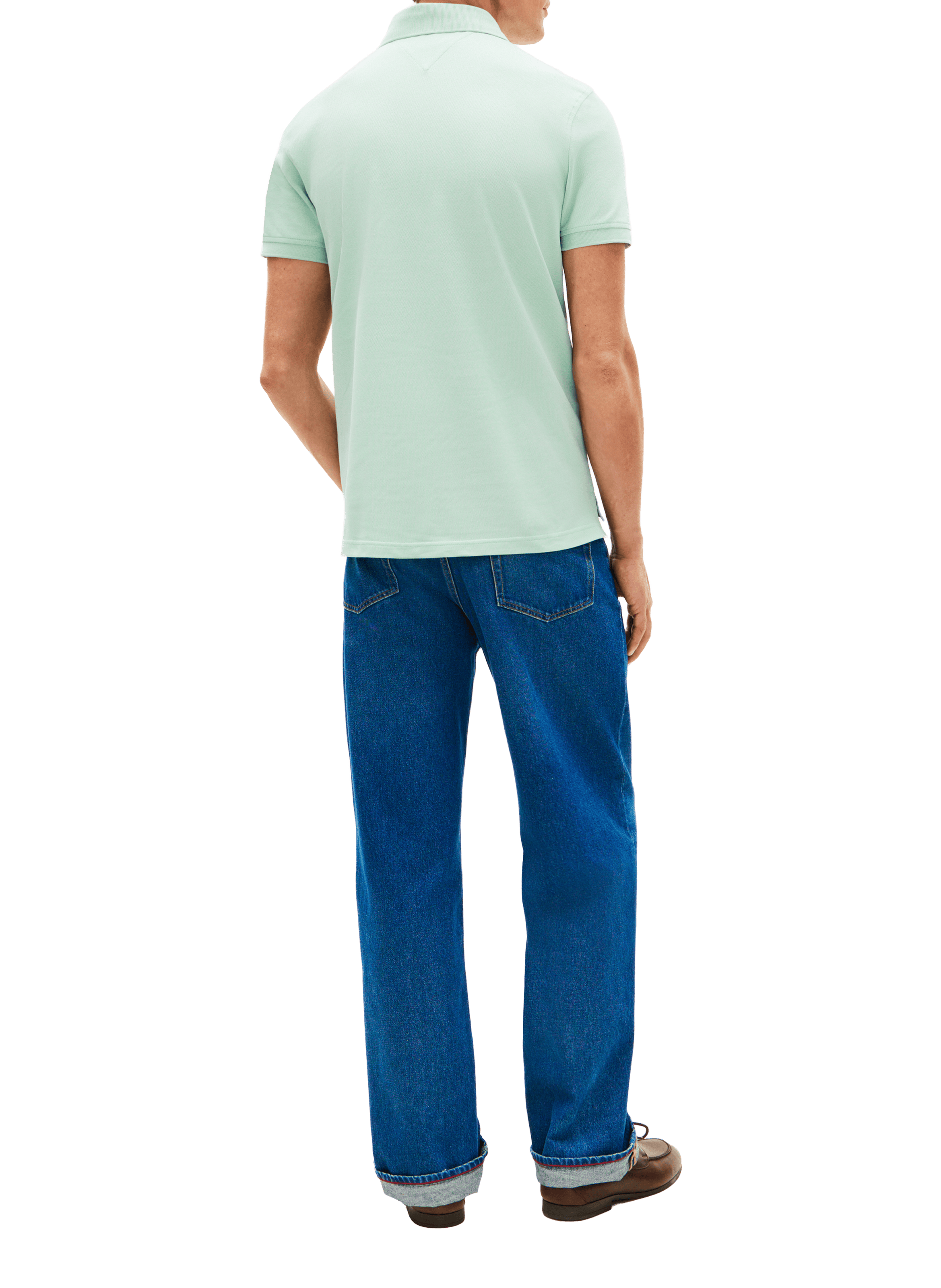 Polo en coton organique TOMMY HILFIGER Vert