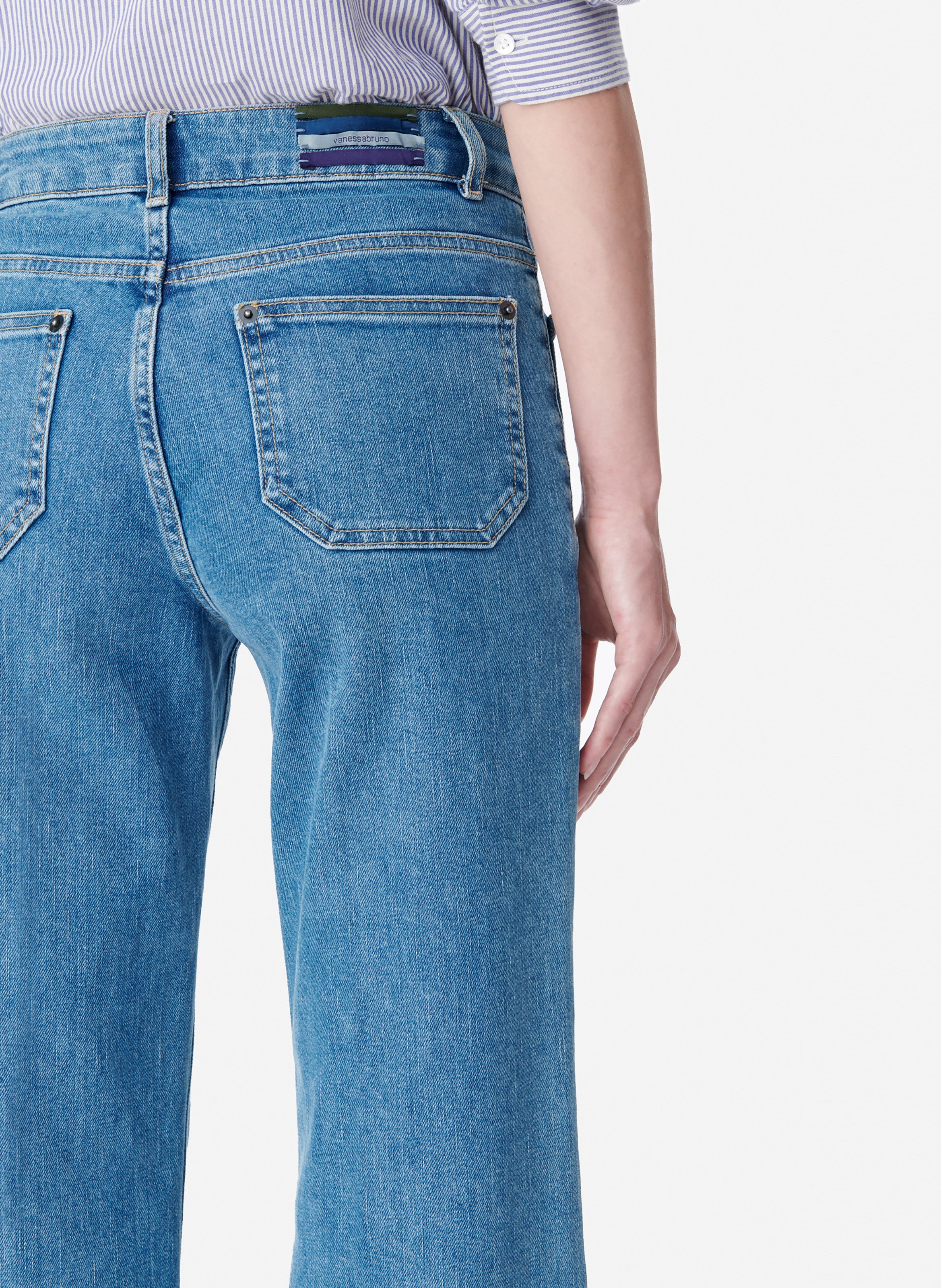 Jean Flare Dompay VANESSA BRUNO Bleu