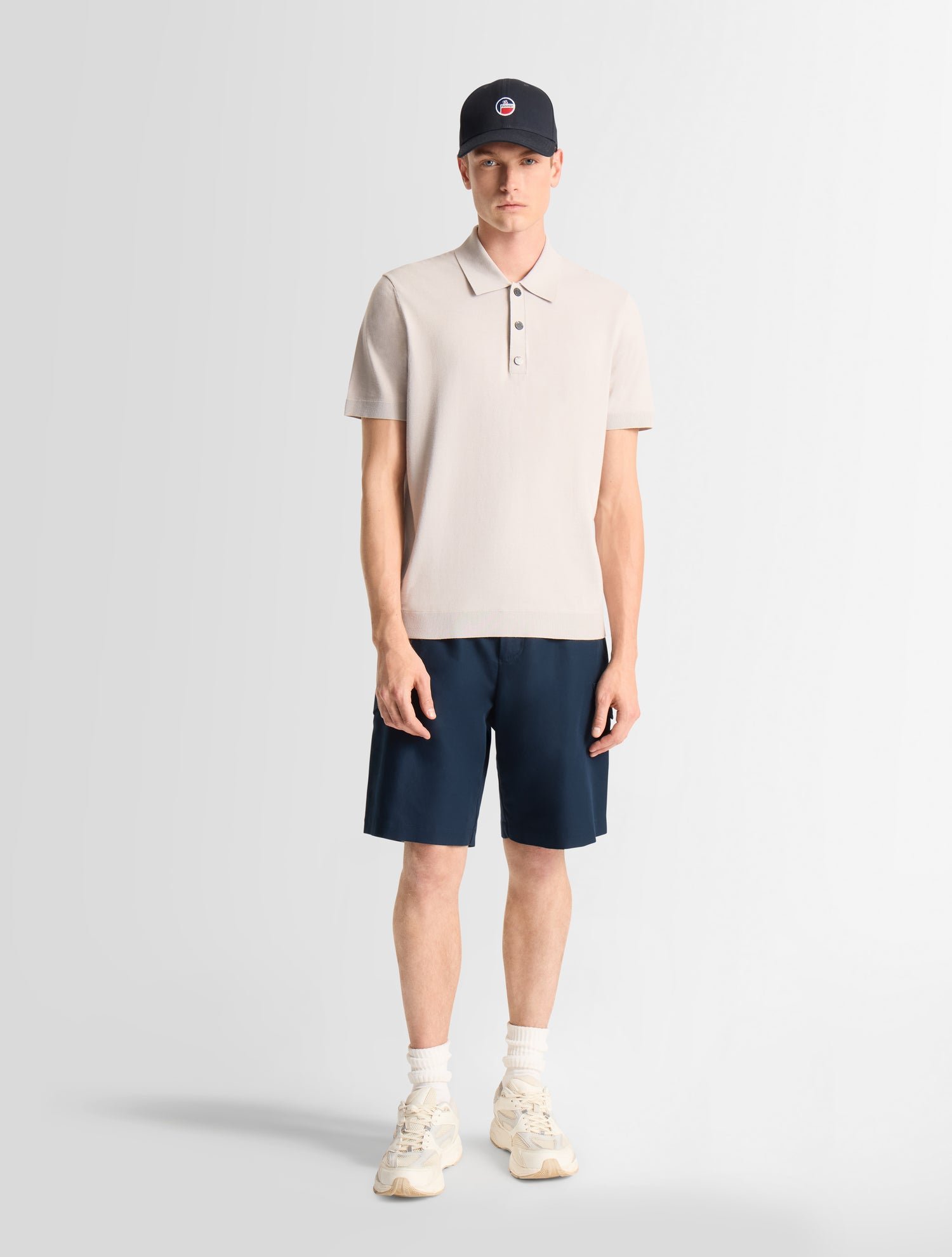 Polo manches courtes henryo col polo coupe regular FUSALP Blanc