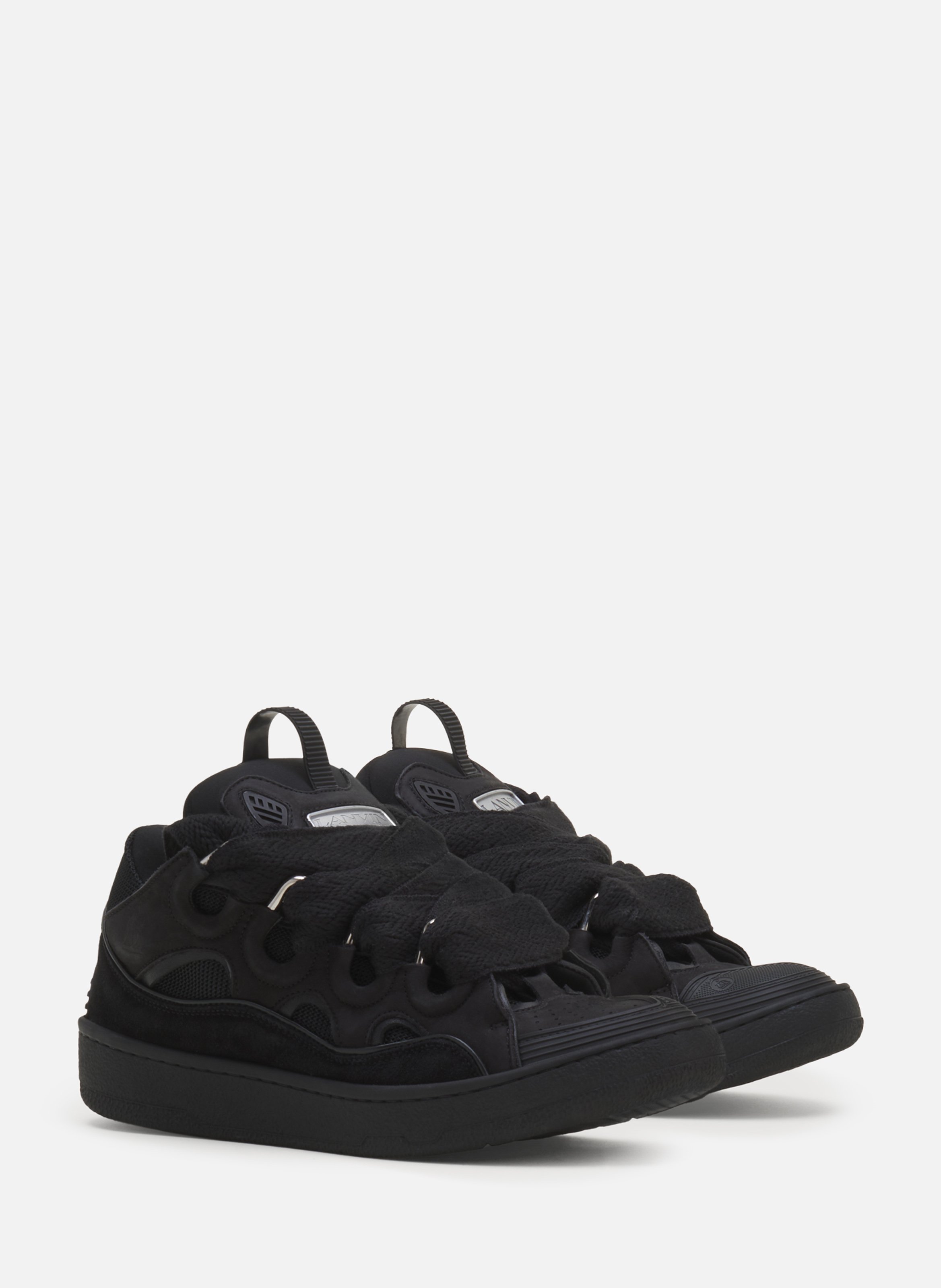 Sneakers curb en cuir LANVIN Noir
