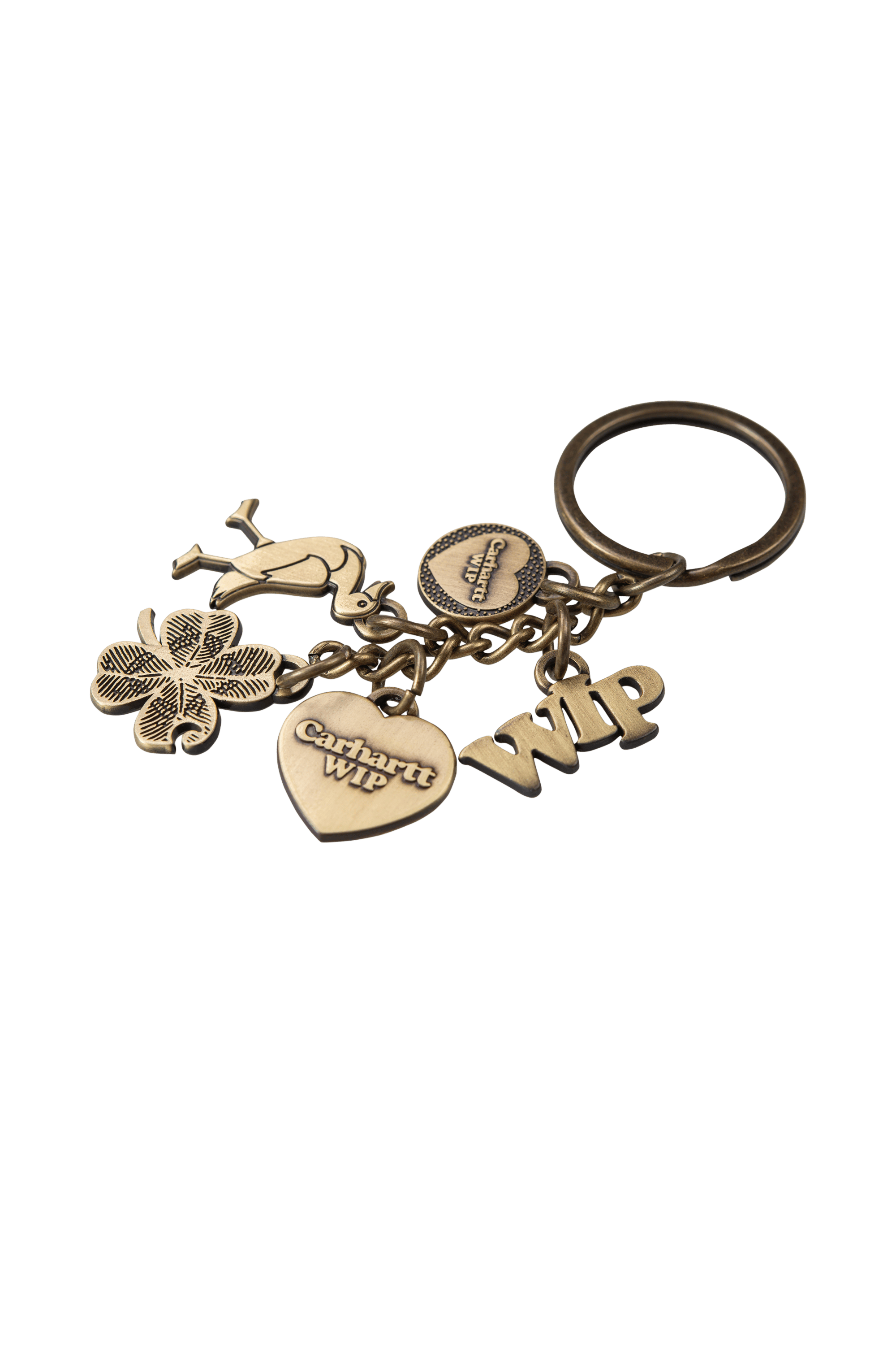 Porte-clés charms keychain CARHARTT WIP Doré