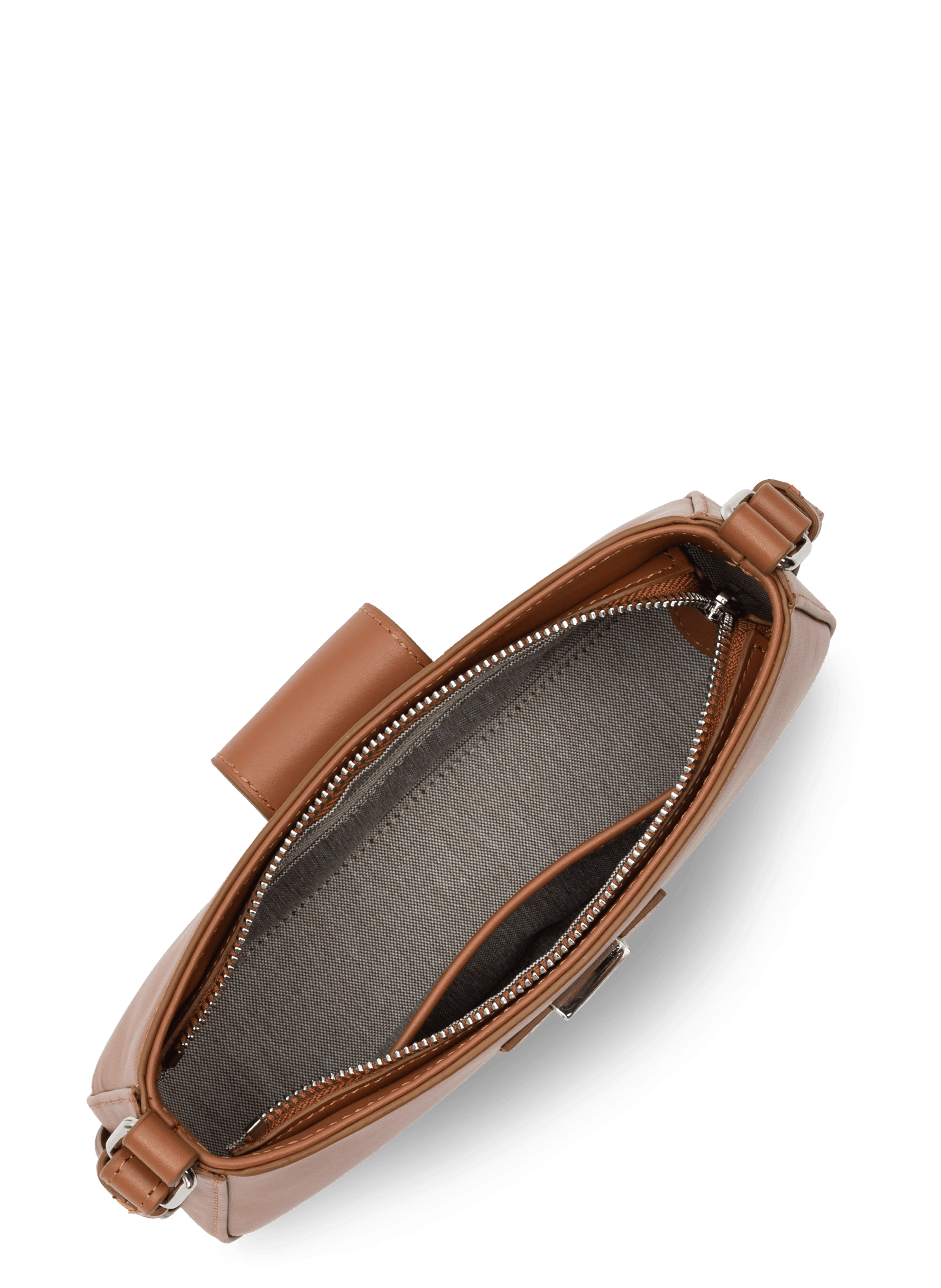 Petit sac besace - paris ily LANCASTER Marron