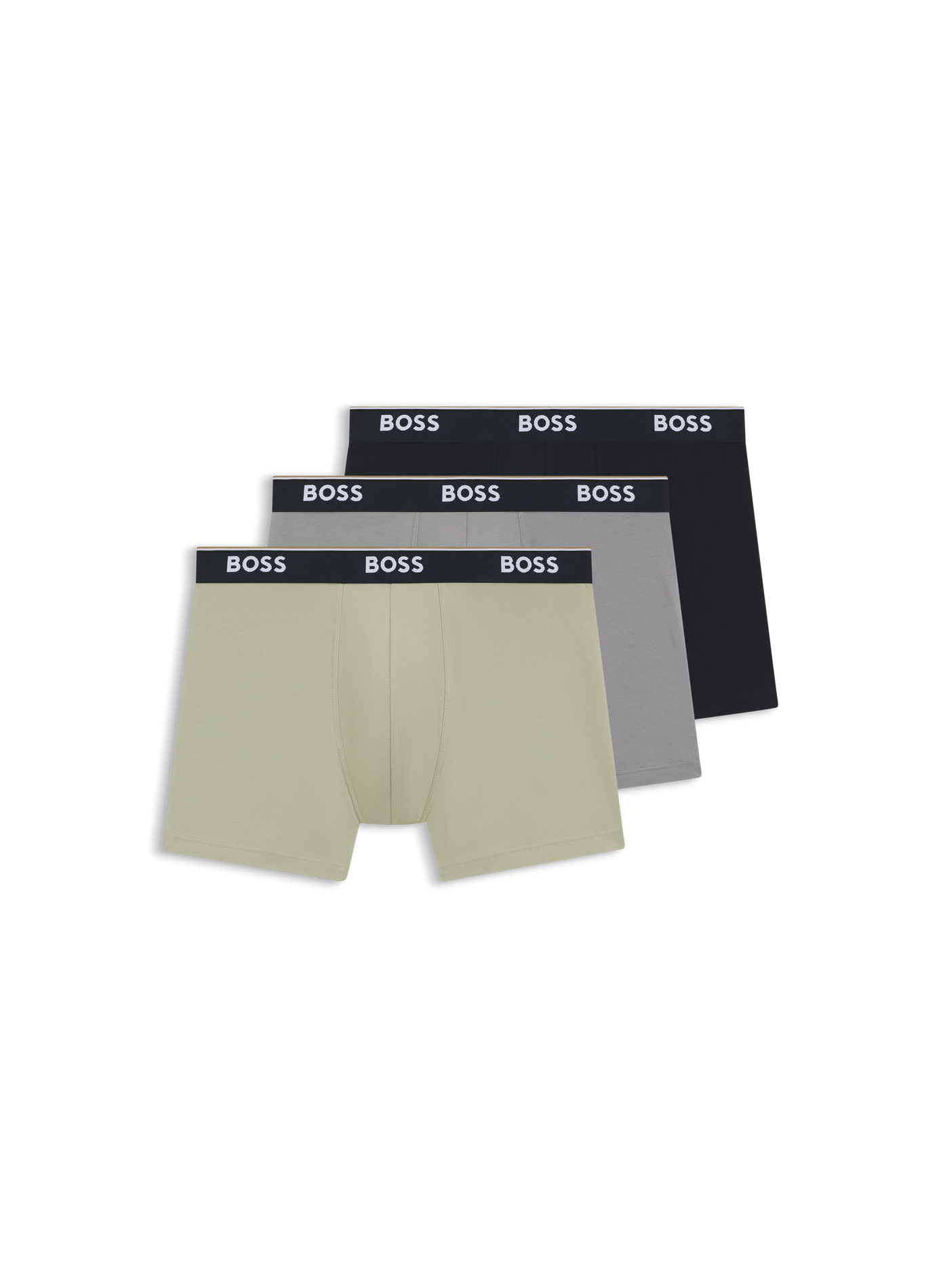 Lot de 3 boxers en coton BOSS Multicolore