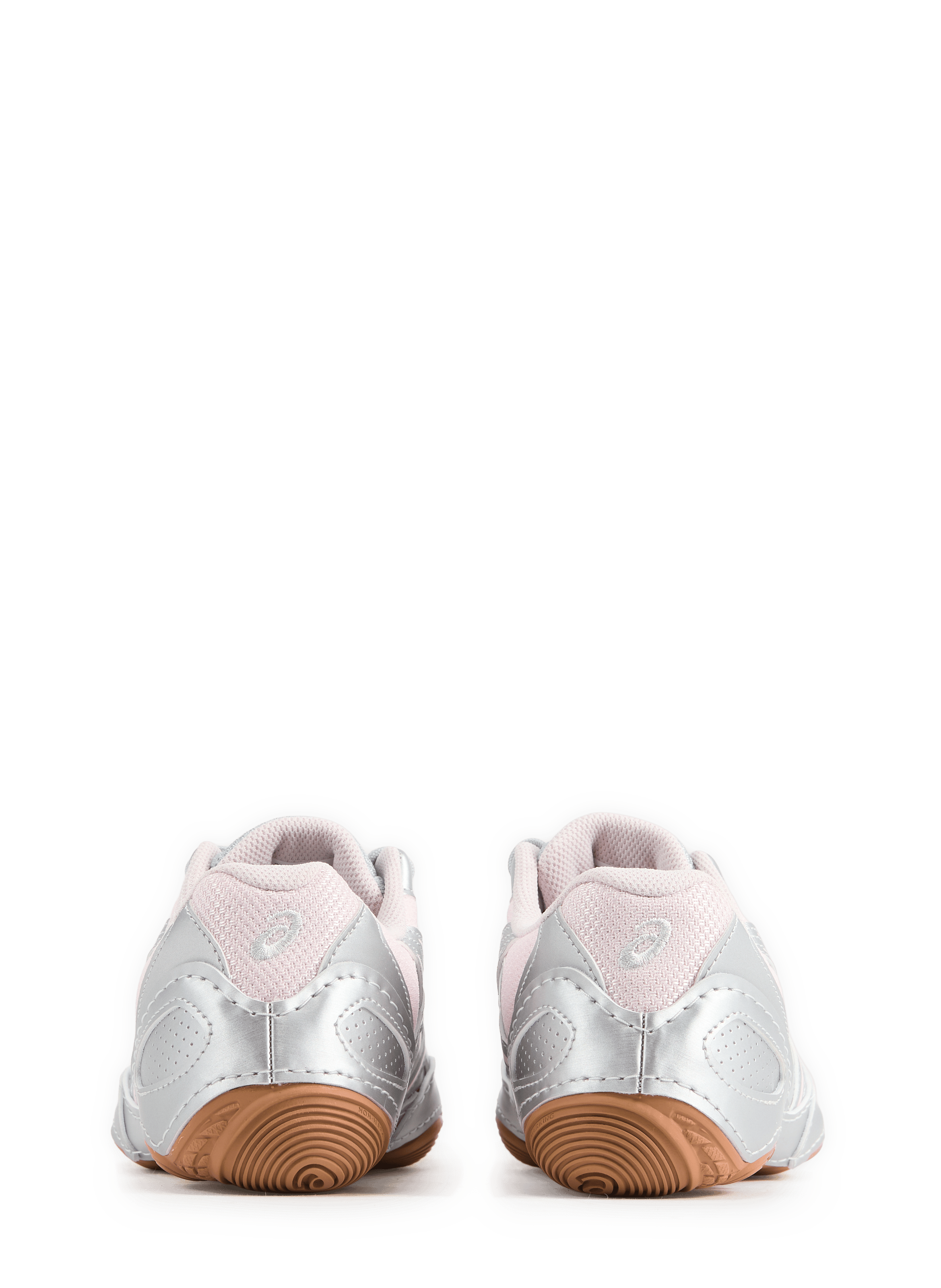 Metallic low-top sneakers ASICS Silver