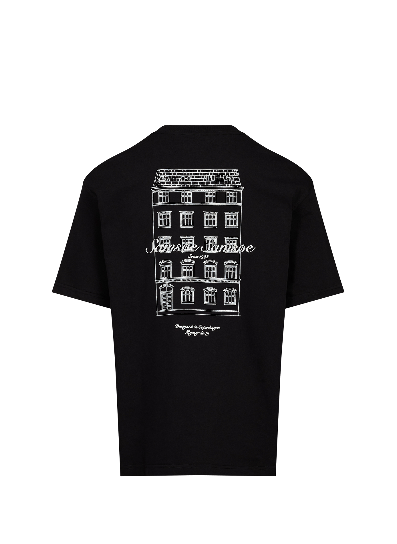 Weites Baumwoll-T-Shirt Sauni SAMSOE SAMSOE Schwarz