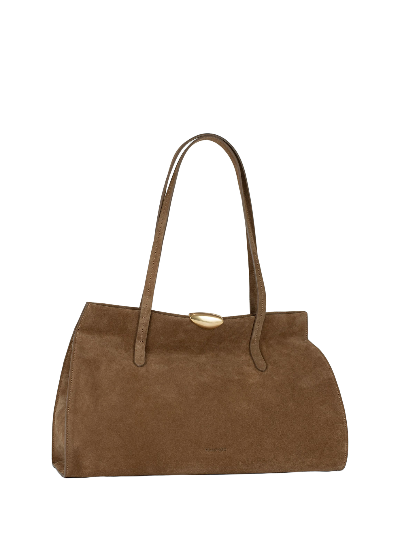 Noa Soft Tote calfskin tote bag MAISON MAESTOSO Brown