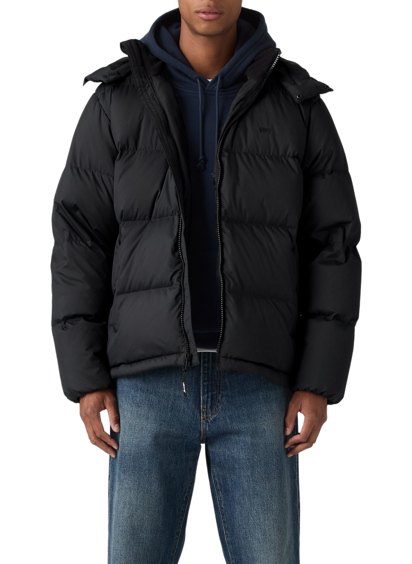 Daunenjacke mit Stehkragen LEVI'S Schwarz