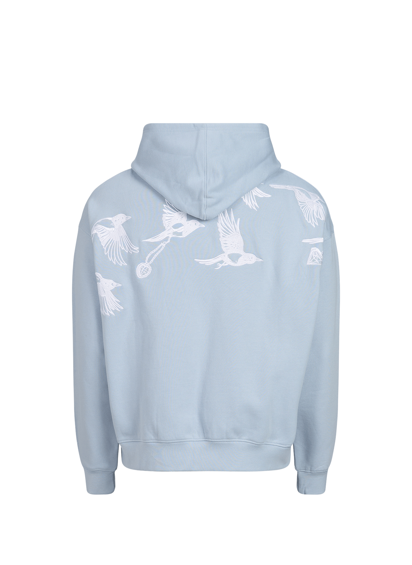 Hoodie zippé en coton JACKER. Blau