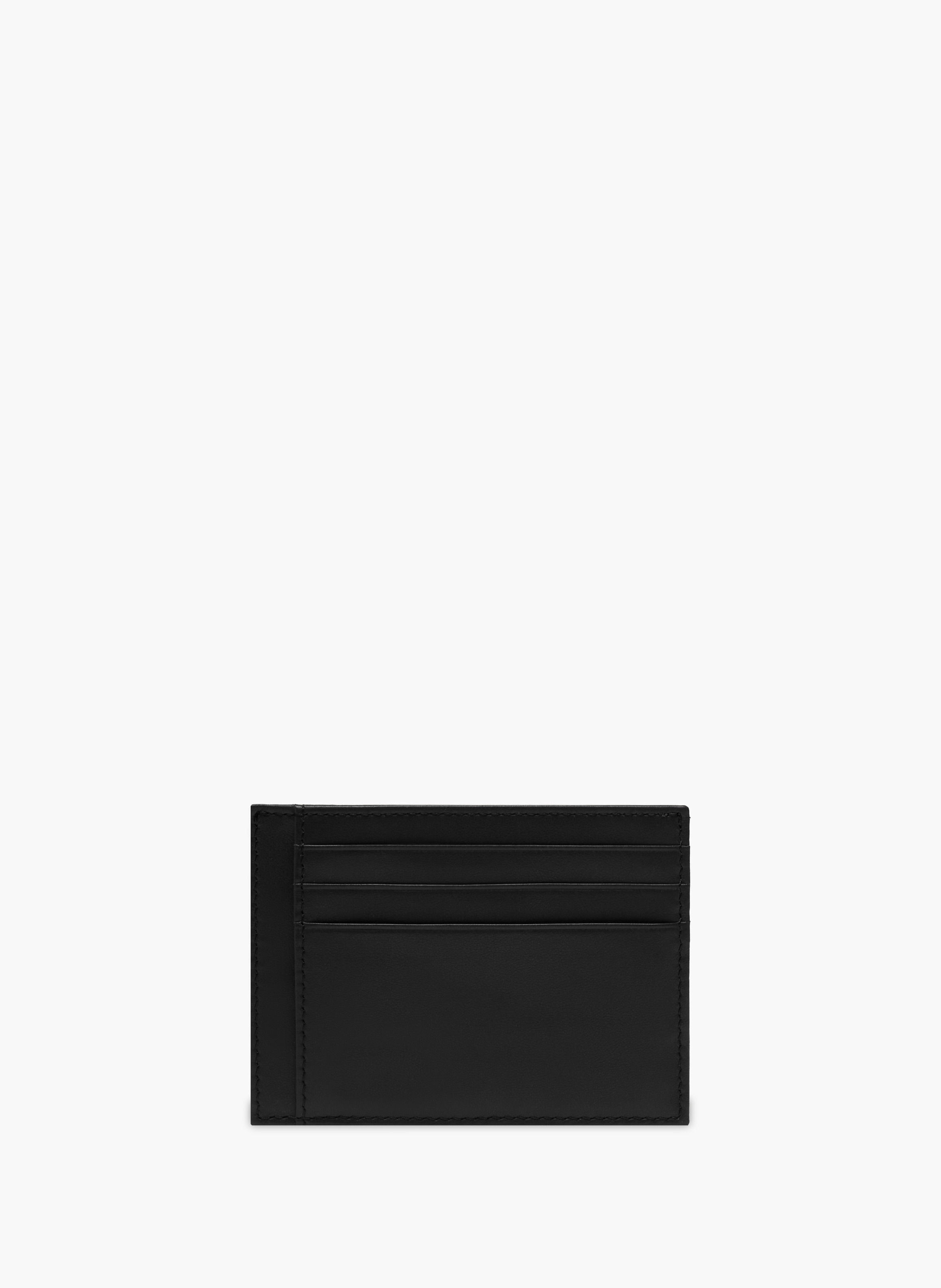 Porte-cartes léon de lancel en cuir LANCEL Noir