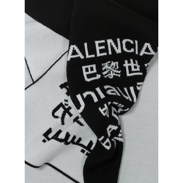 Echarpe Language en laine mélangée