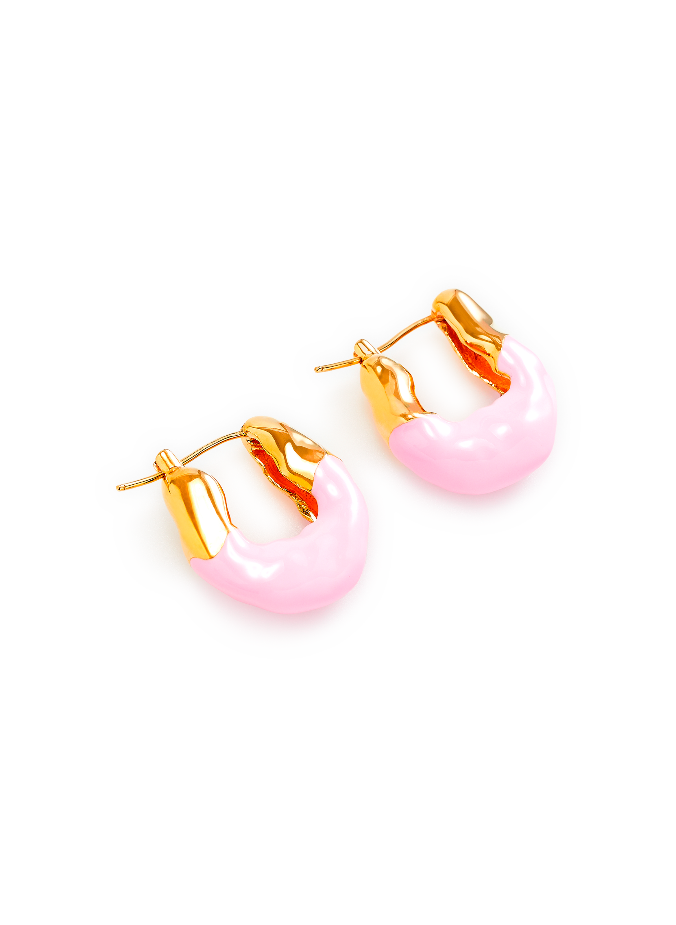 Boucles d'oreille martelées