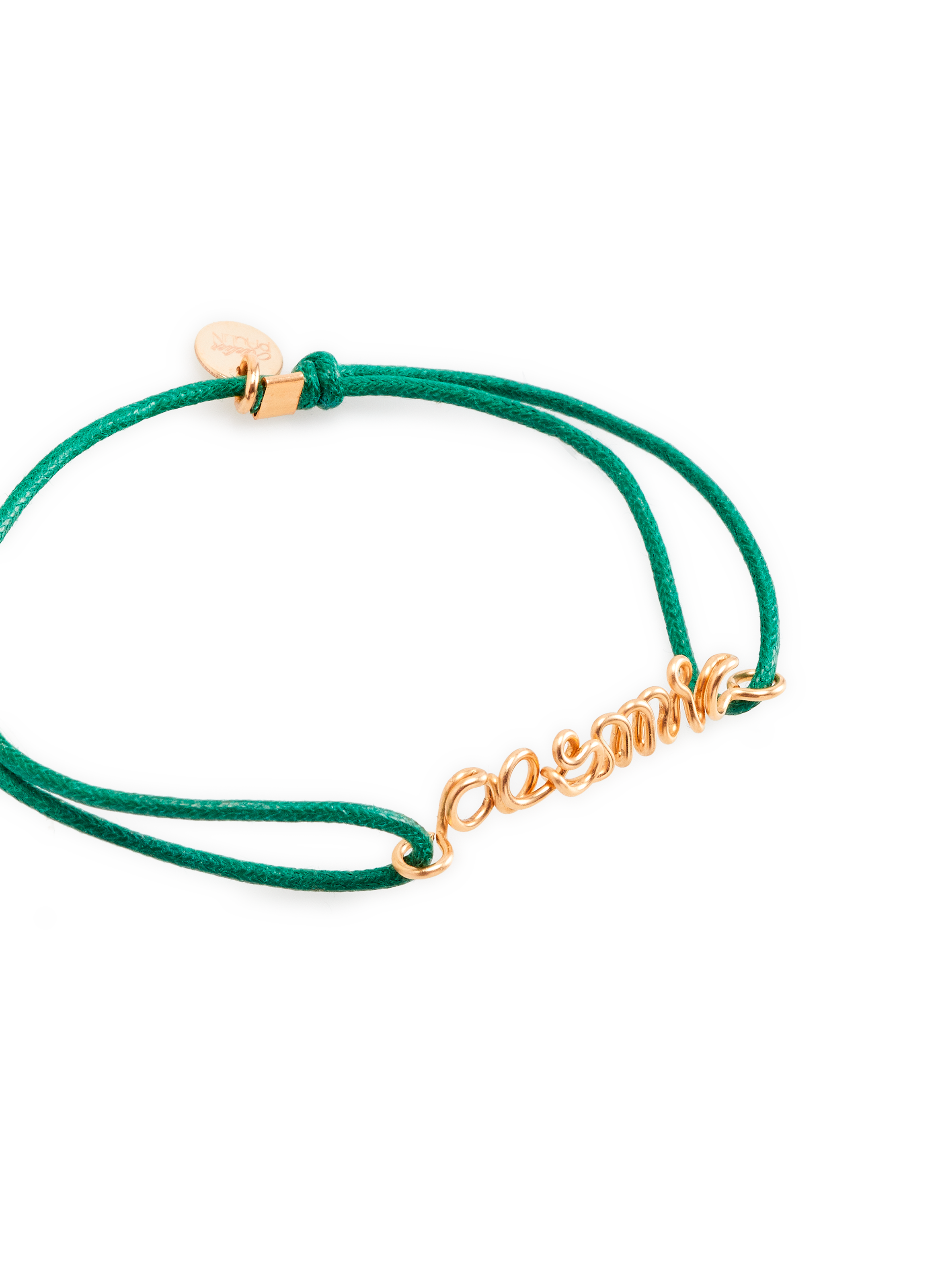 Cosmic inscription bracelet ATELIER PAULIN Golden