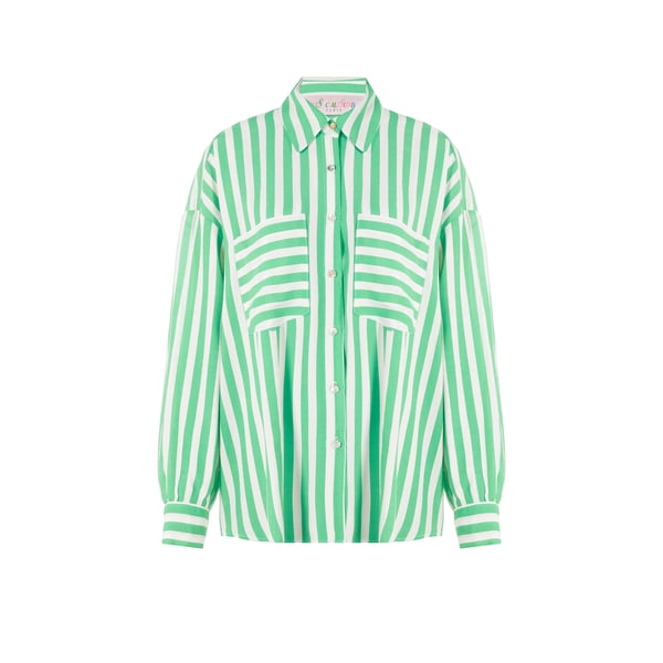 Chemise ample à rayures