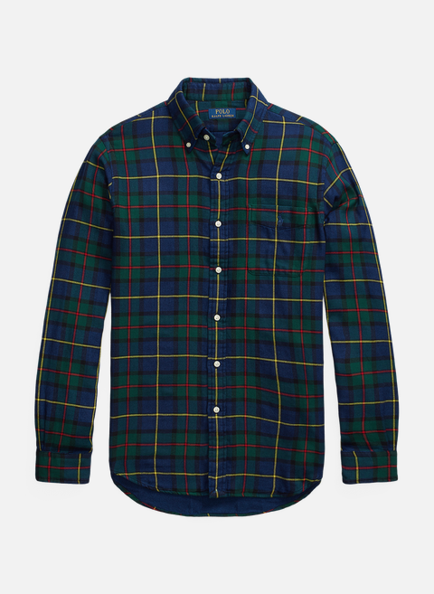 Checked cotton flannel shirt MulticolorPOLO RALPH LAUREN 