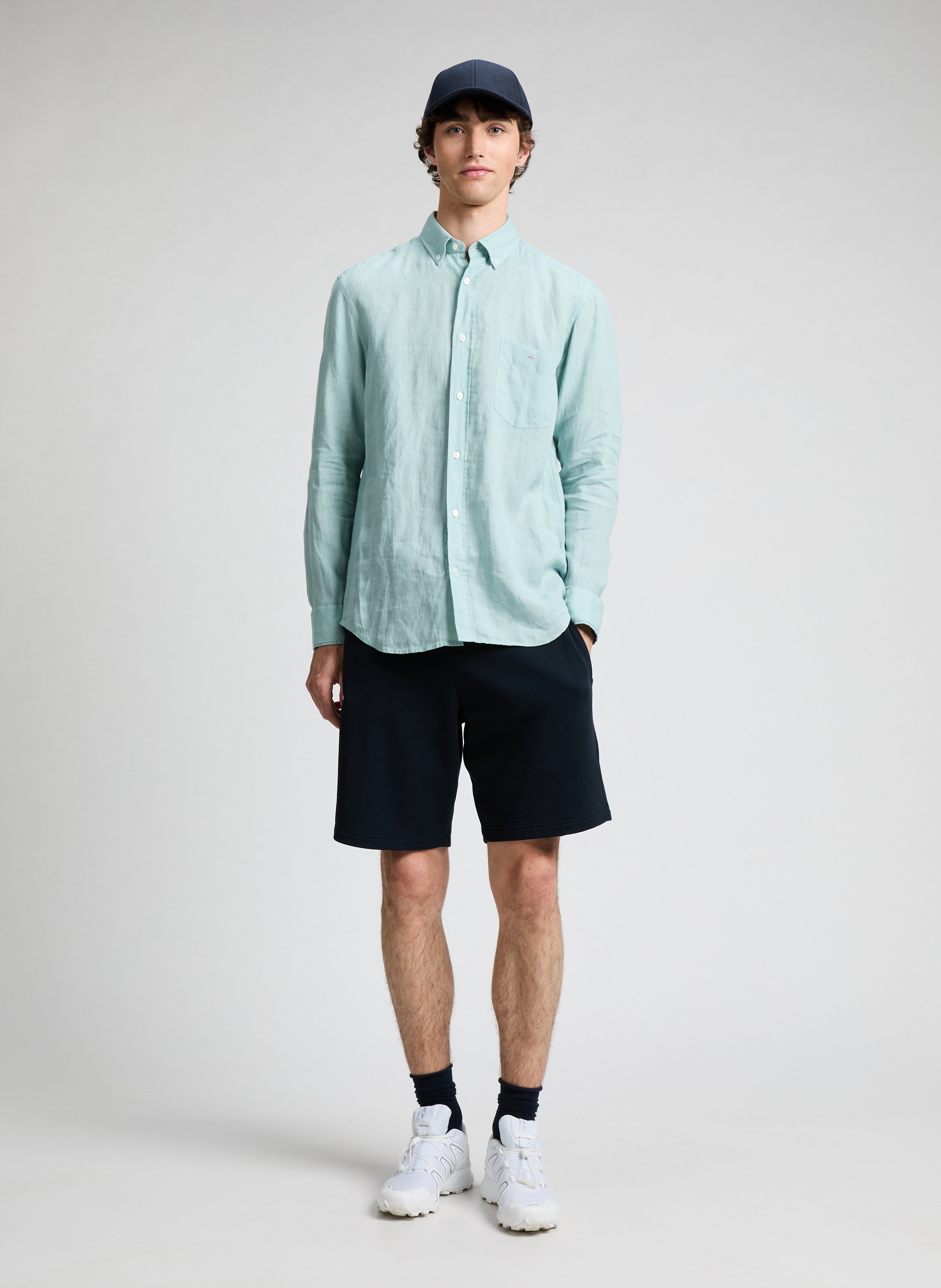 Casquette en lin VARSITY Bleu