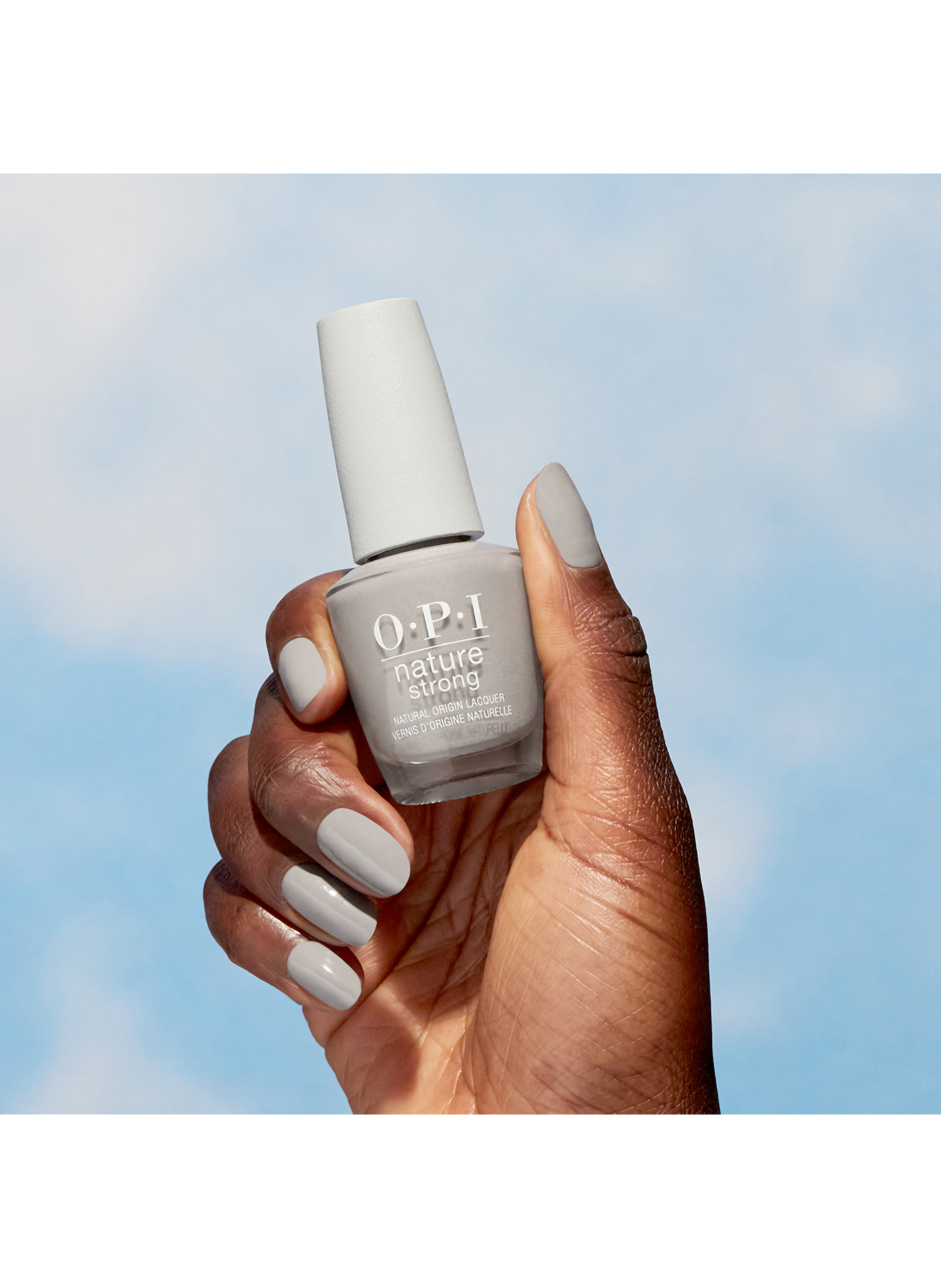 Dawn of a New Gray - Nature Strong - Vegan Nail Polish OPI Gris