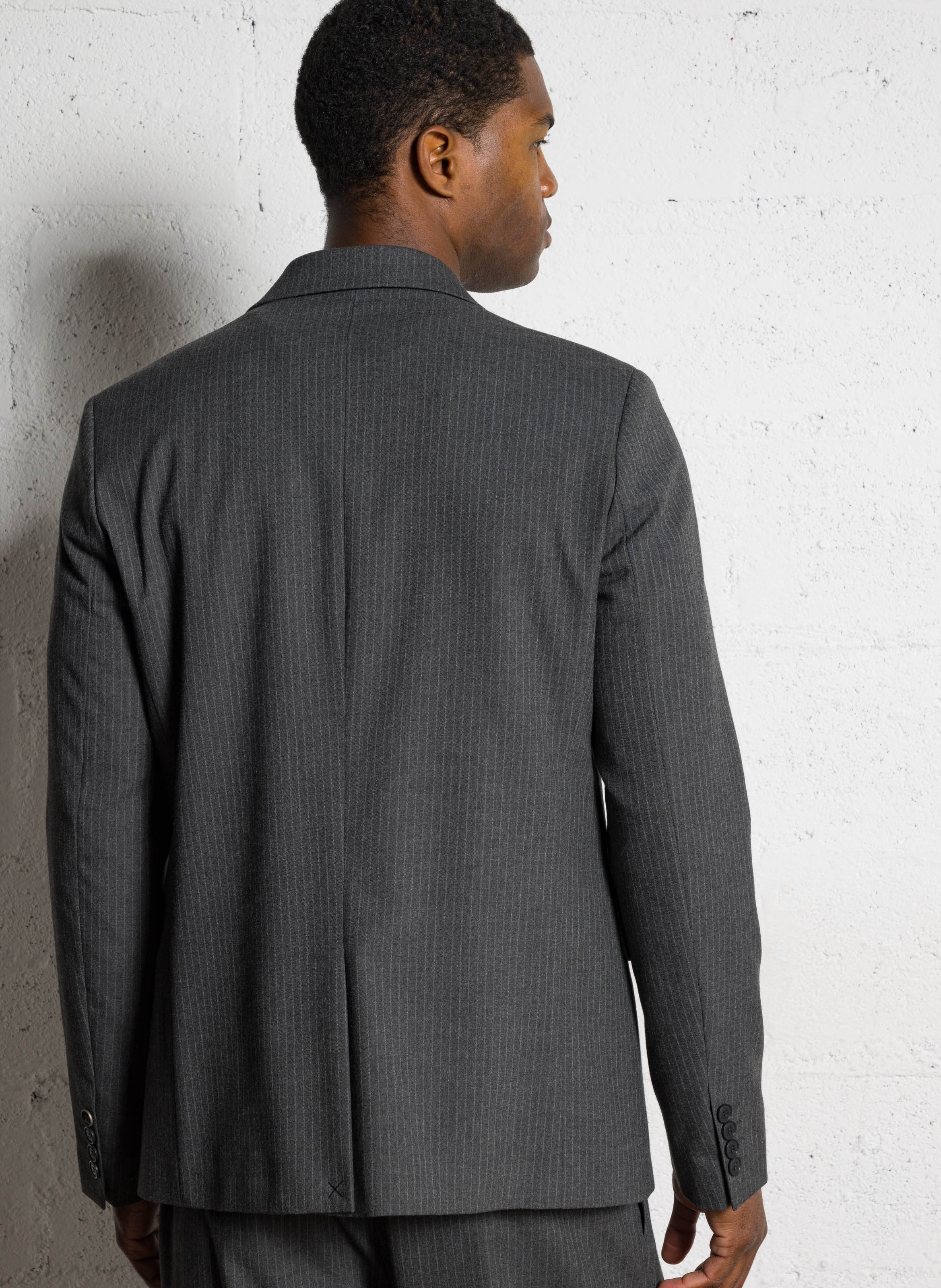 Veste de costume à rayures IKKS Gris