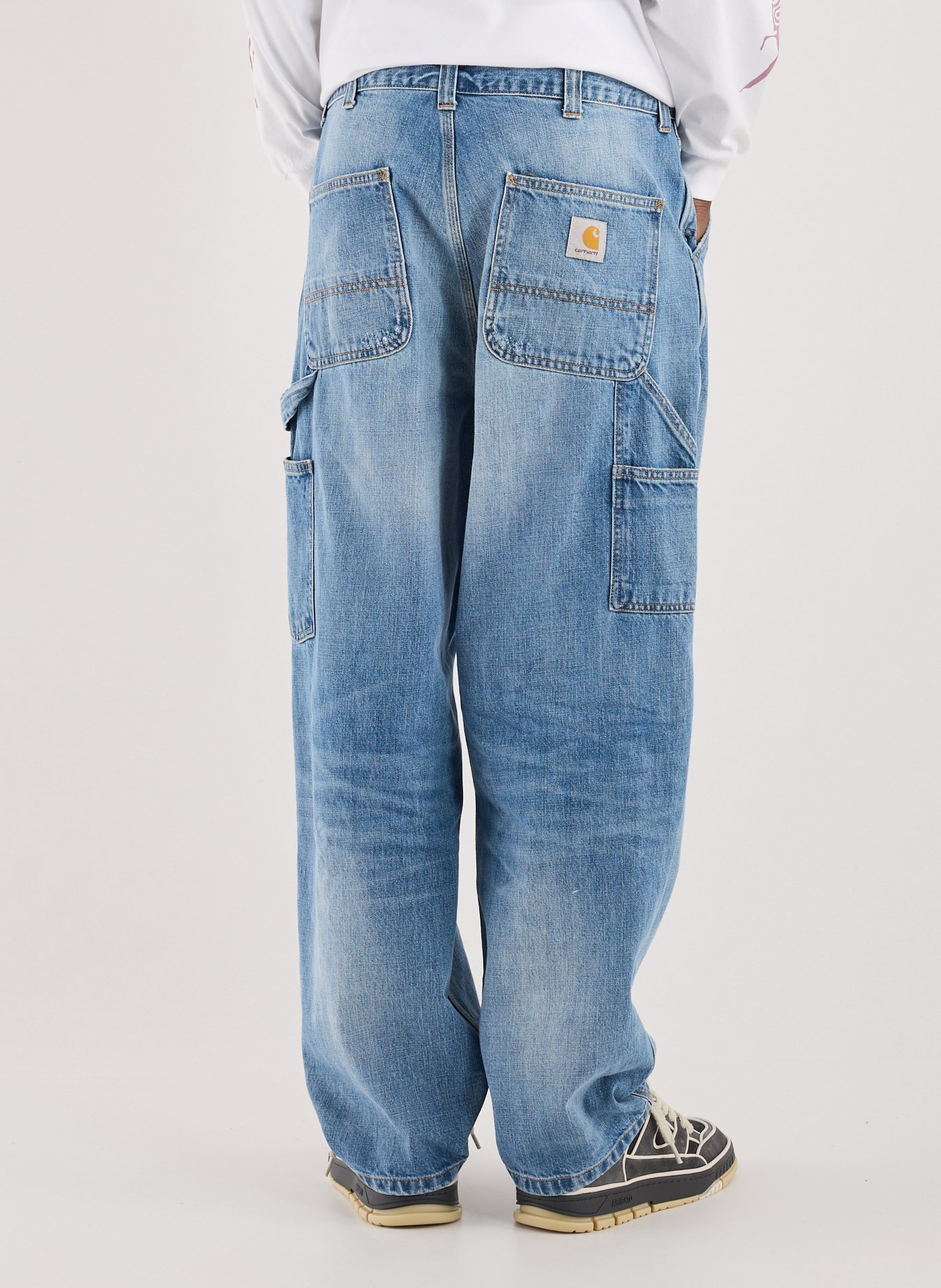Wide cotton jeans CARHARTT WIP Blue