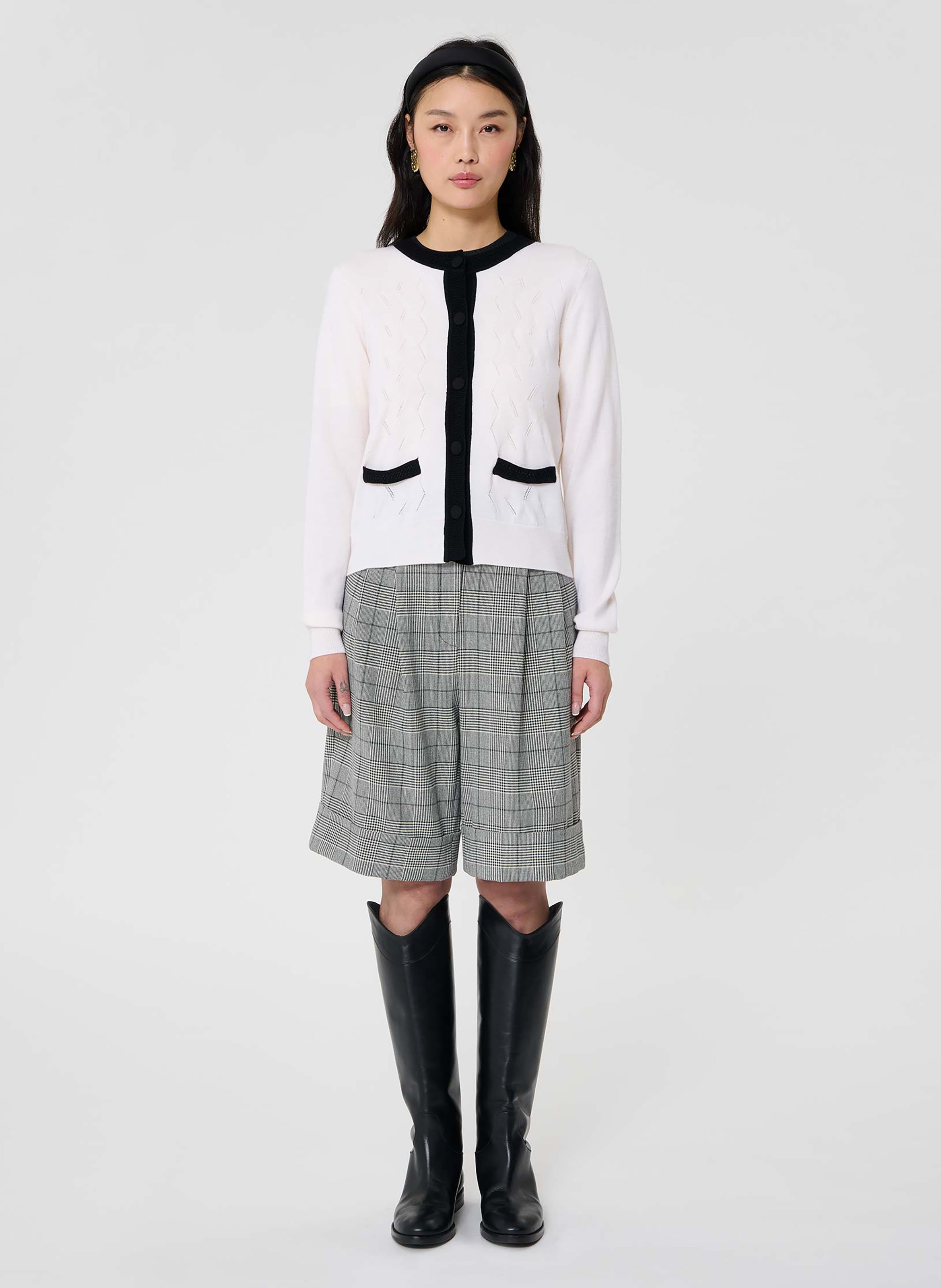 Gilet granville TARA JARMON Blanc