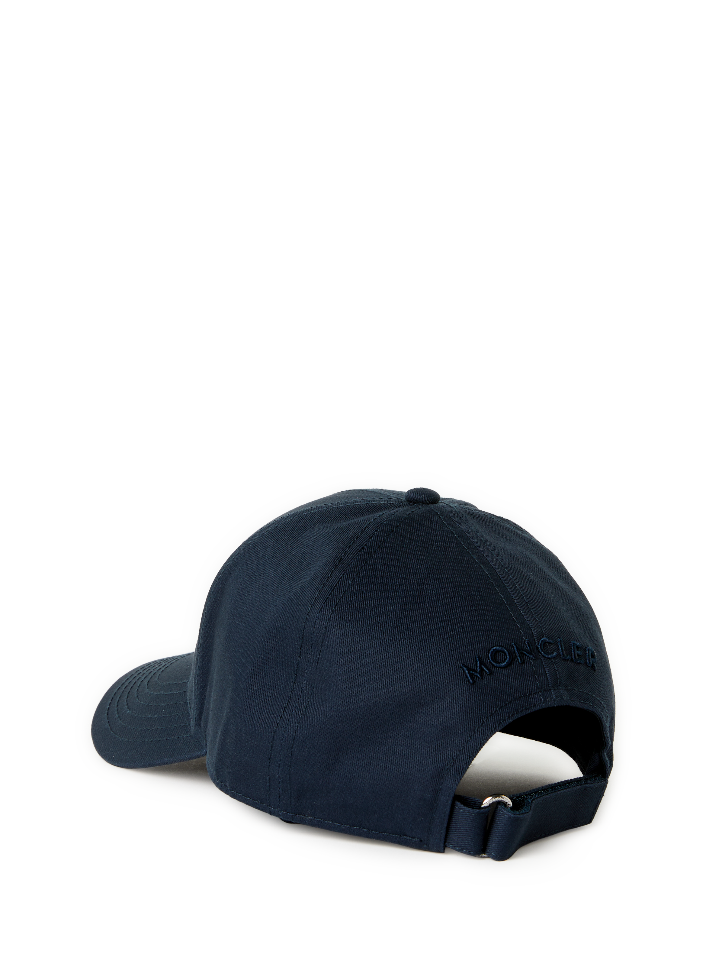 Cotton cap MONCLER Blue