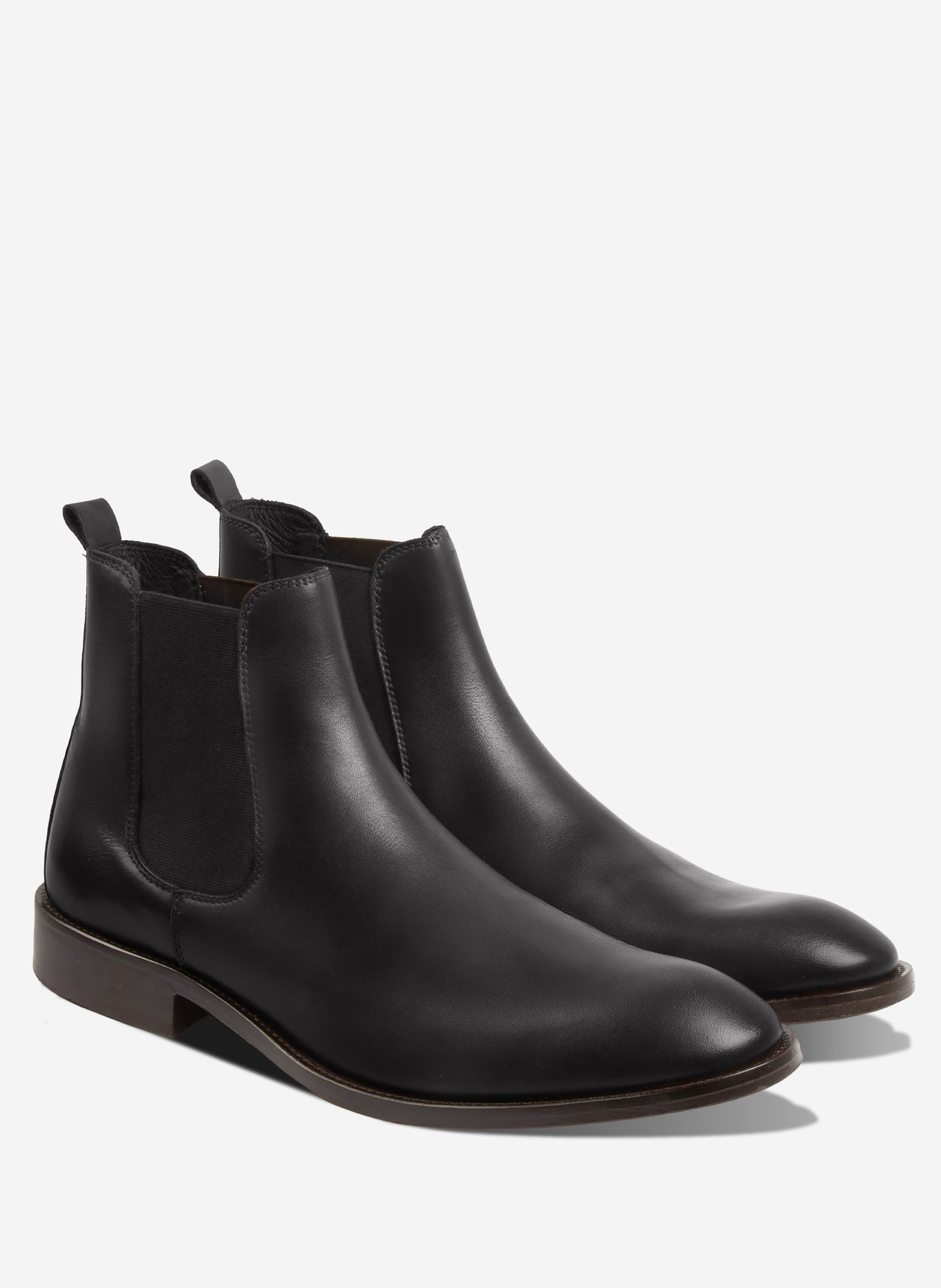 Chelsea boots martin cuir JULES & JENN Noir