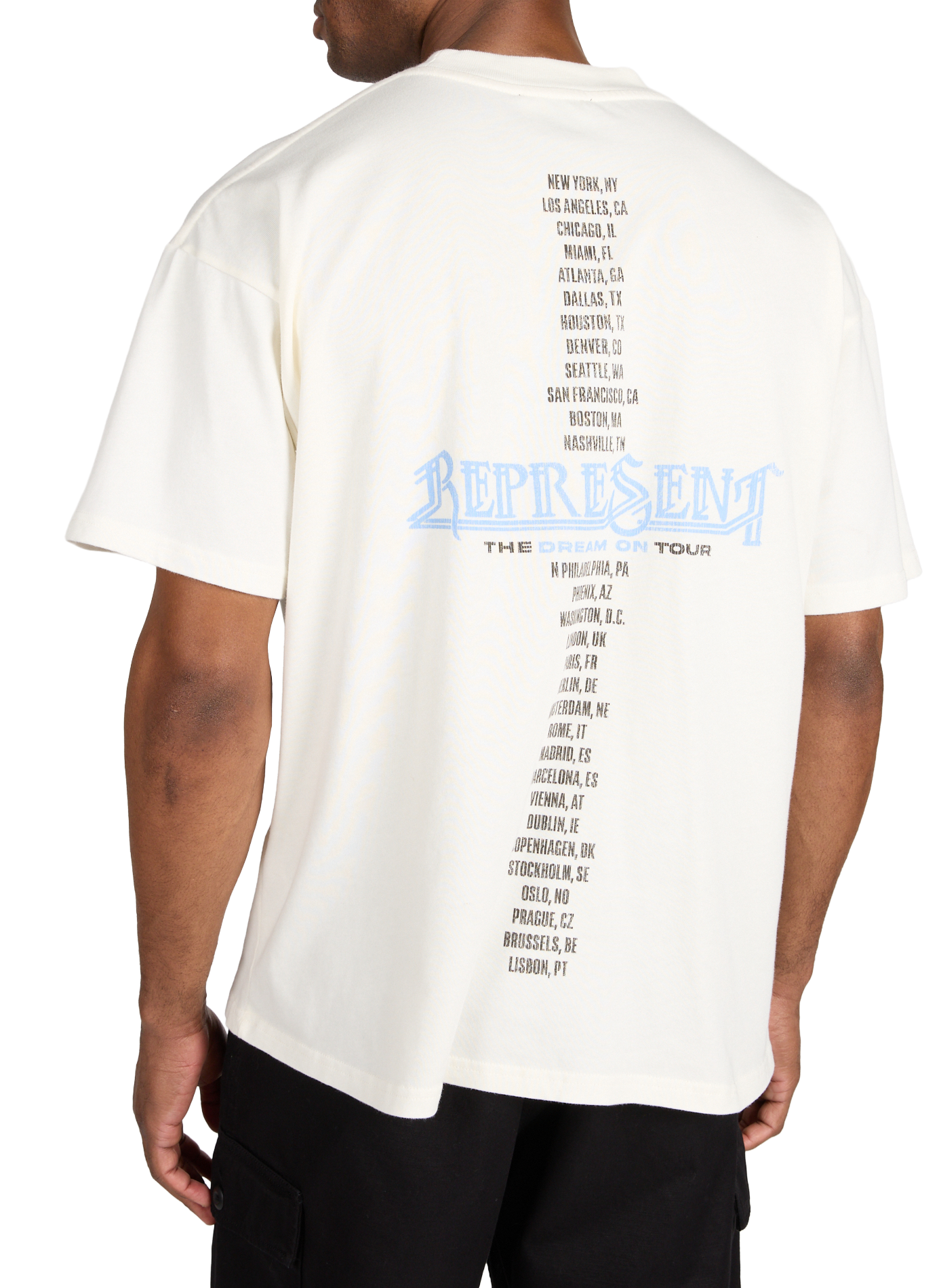 T-shirt ample Dream On en coton REPRESENT Blanc