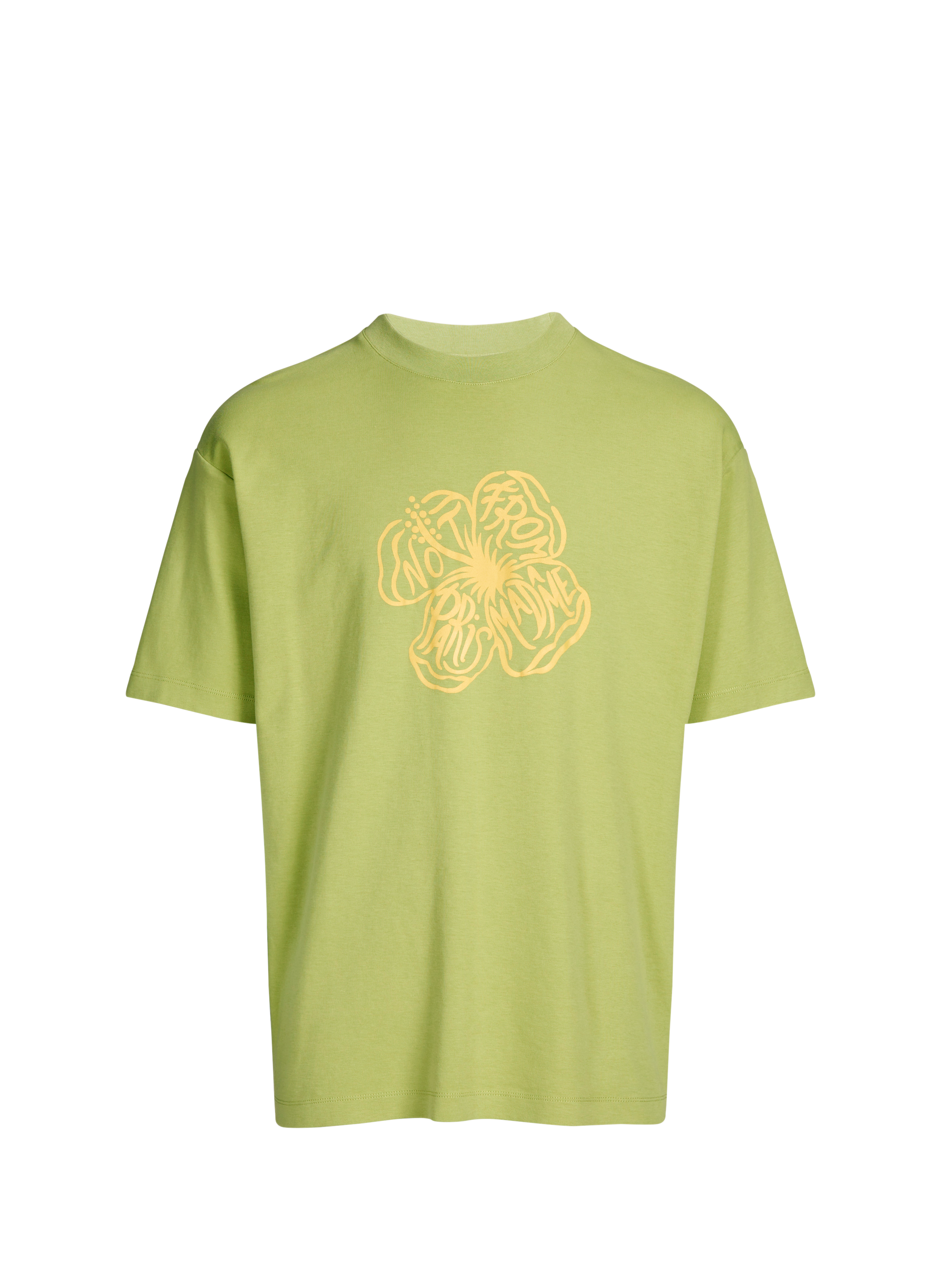 T-shirt à col rond en coton DROLE DE MONSIEUR Vert