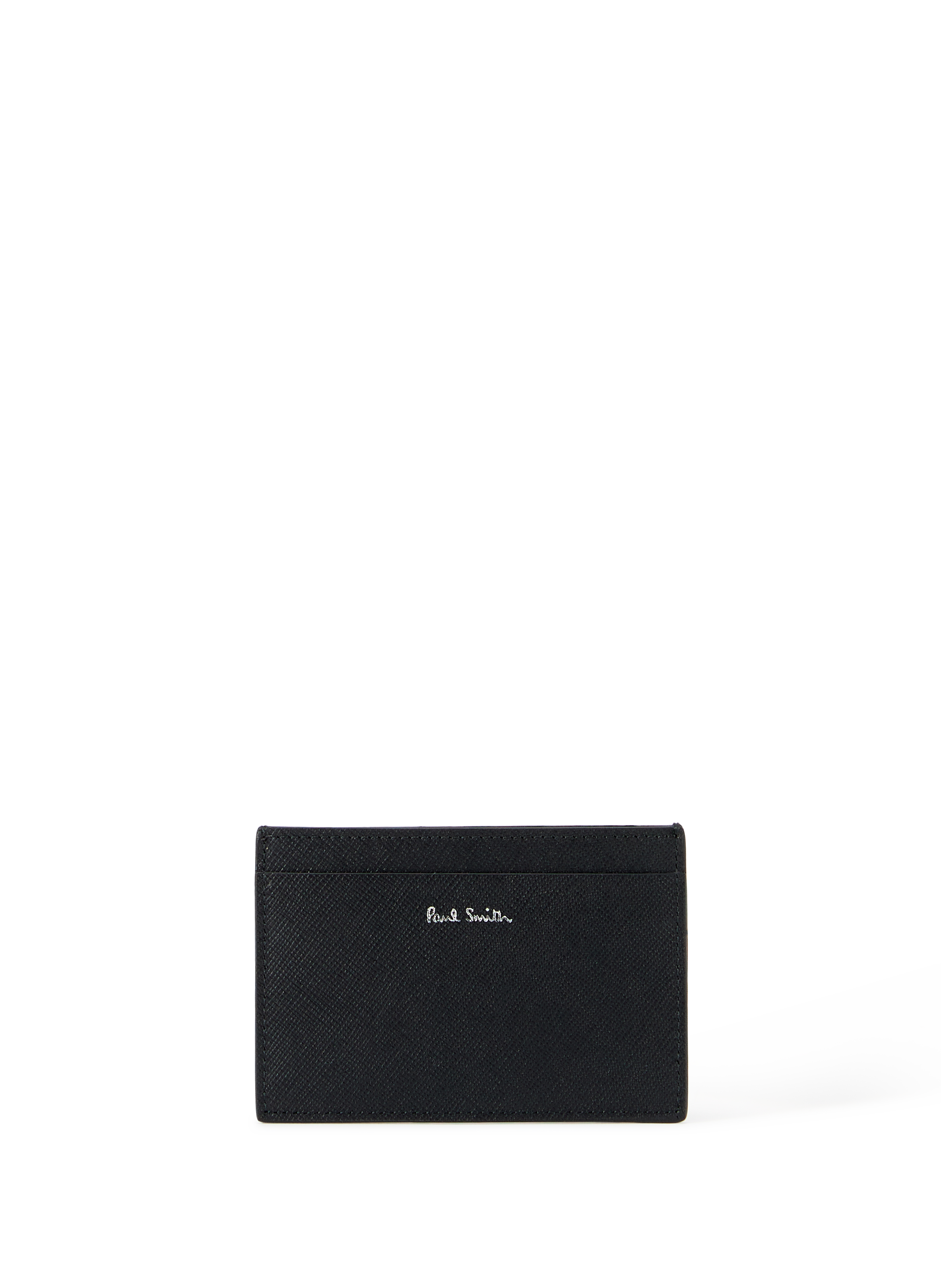 Grained leather card holder PAUL SMITH Black