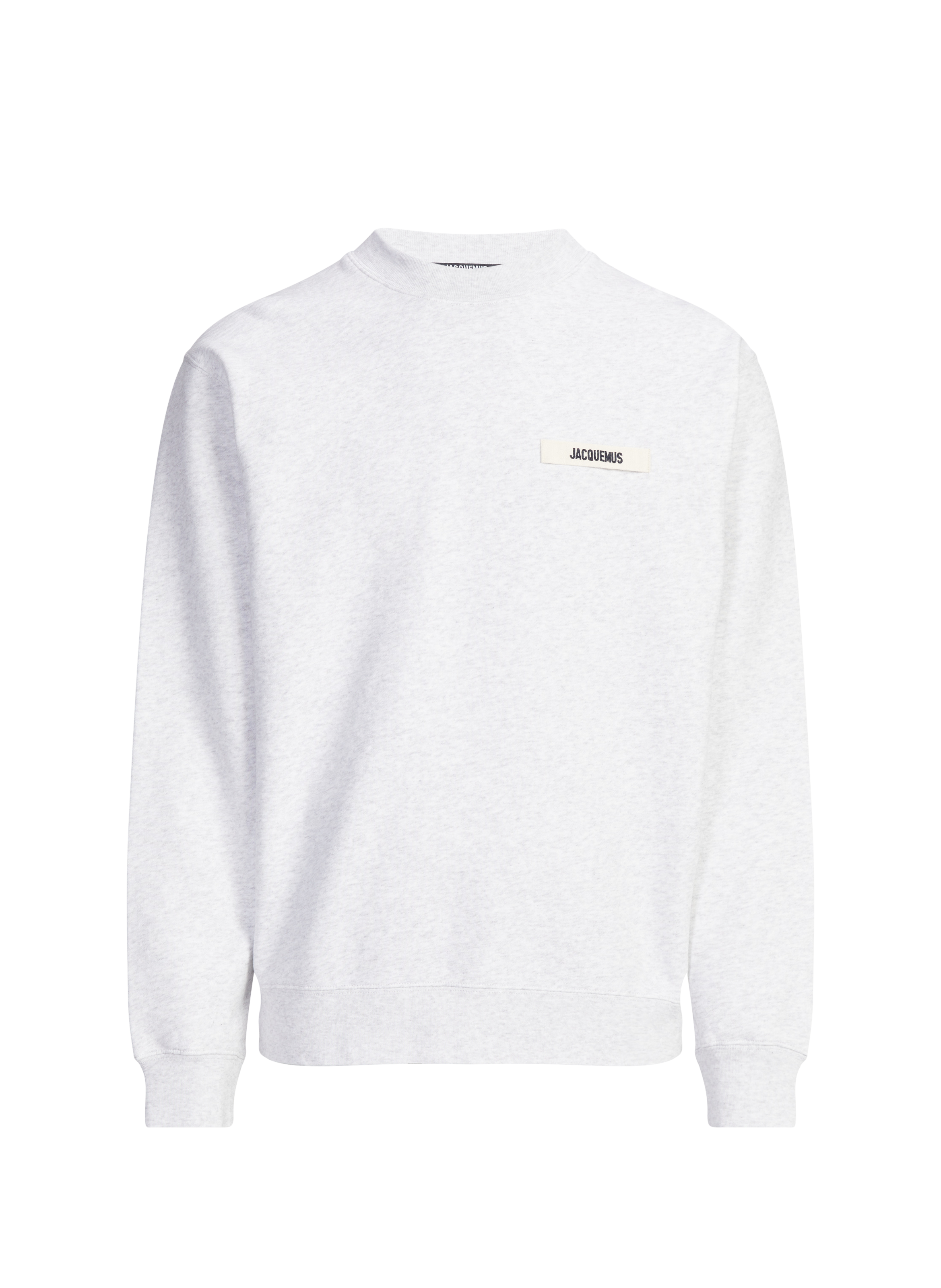 Sweatshirt droit Gros Grain en coton JACQUEMUS Gris