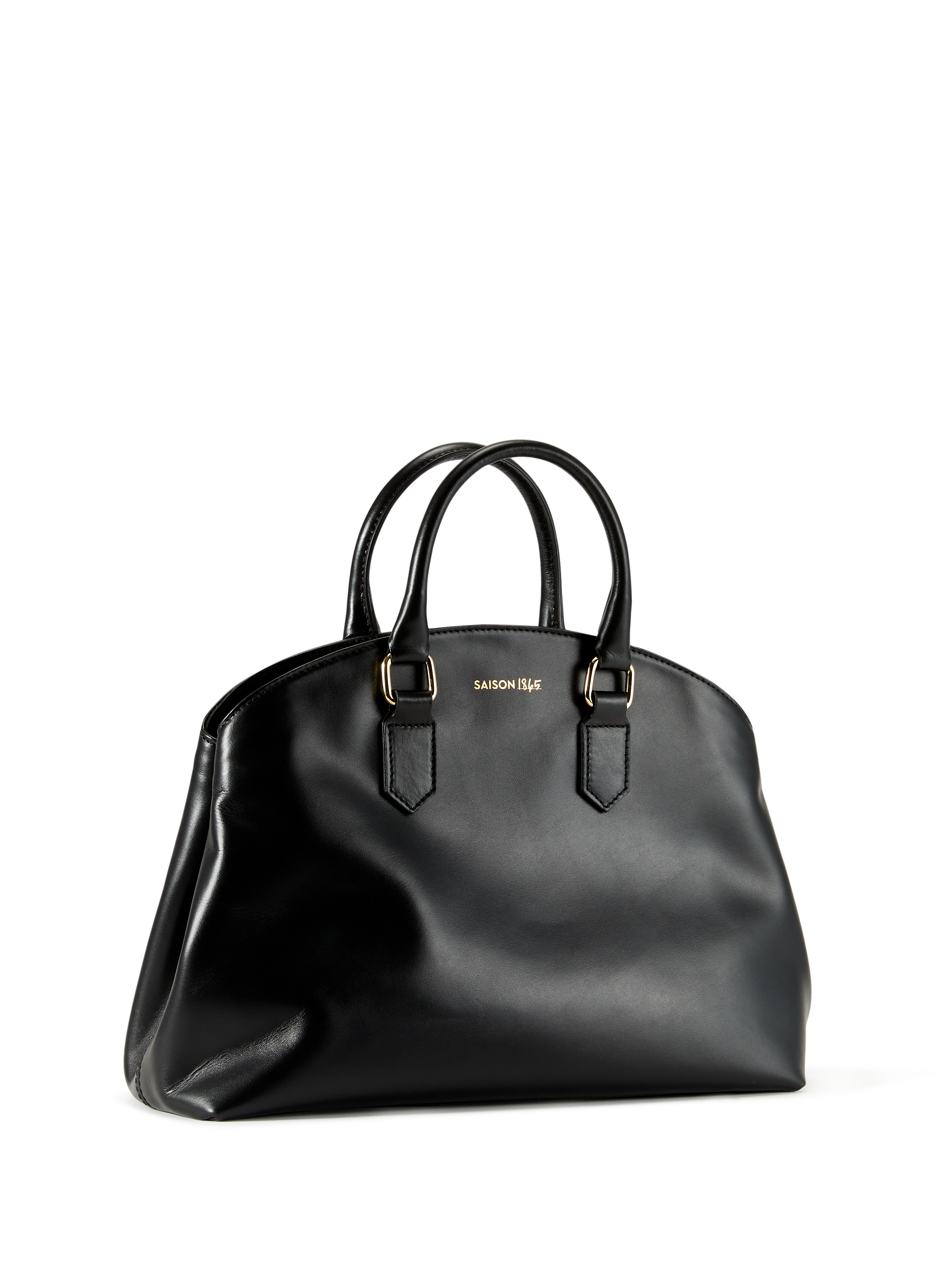 Sac à main Hadrien en cuir SAISON 1865 Noir