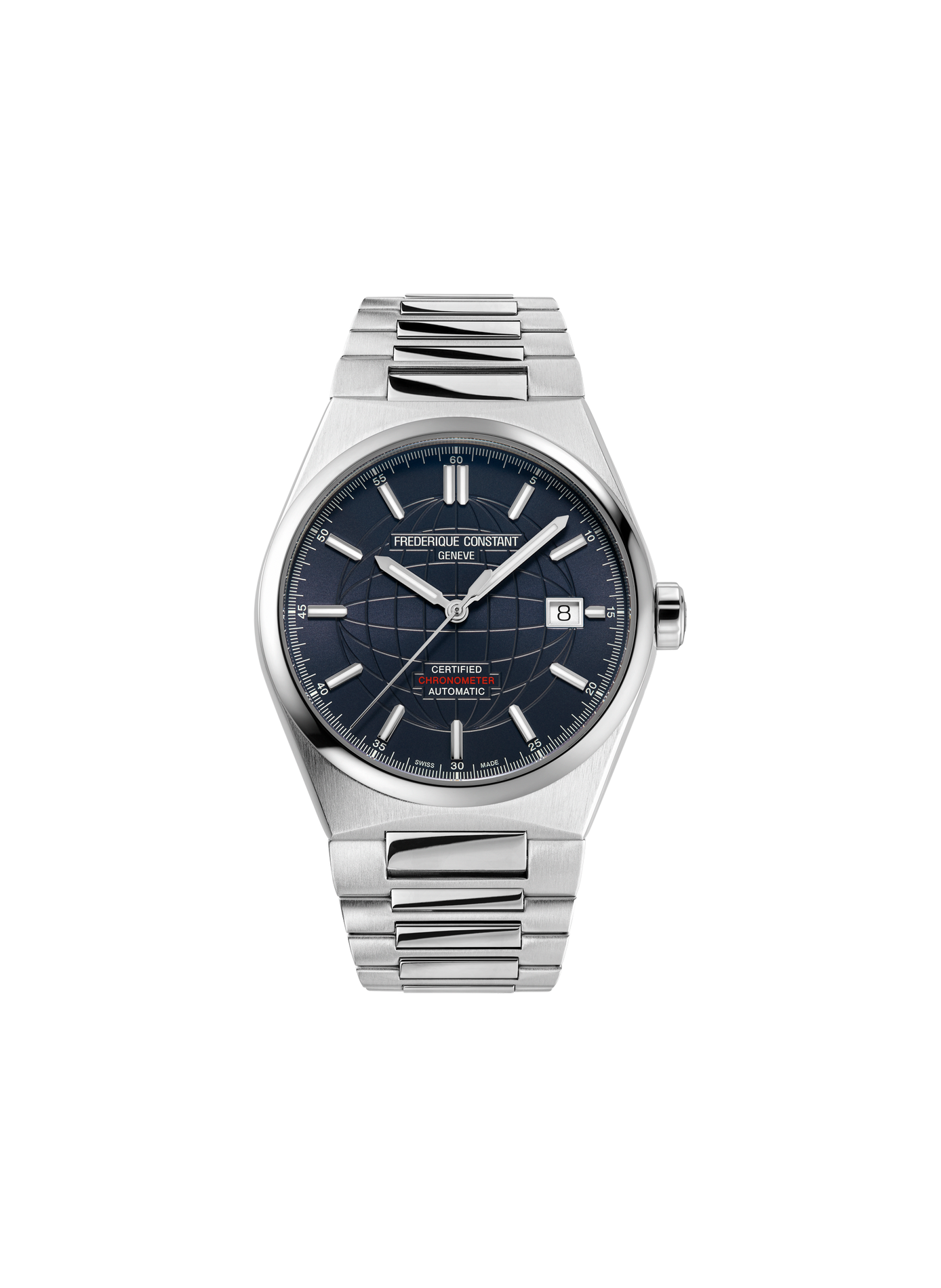 Automatische Uhr Highlife Automatic Cosc aus Edelstahl FREDERIQUE CONSTANT Grun