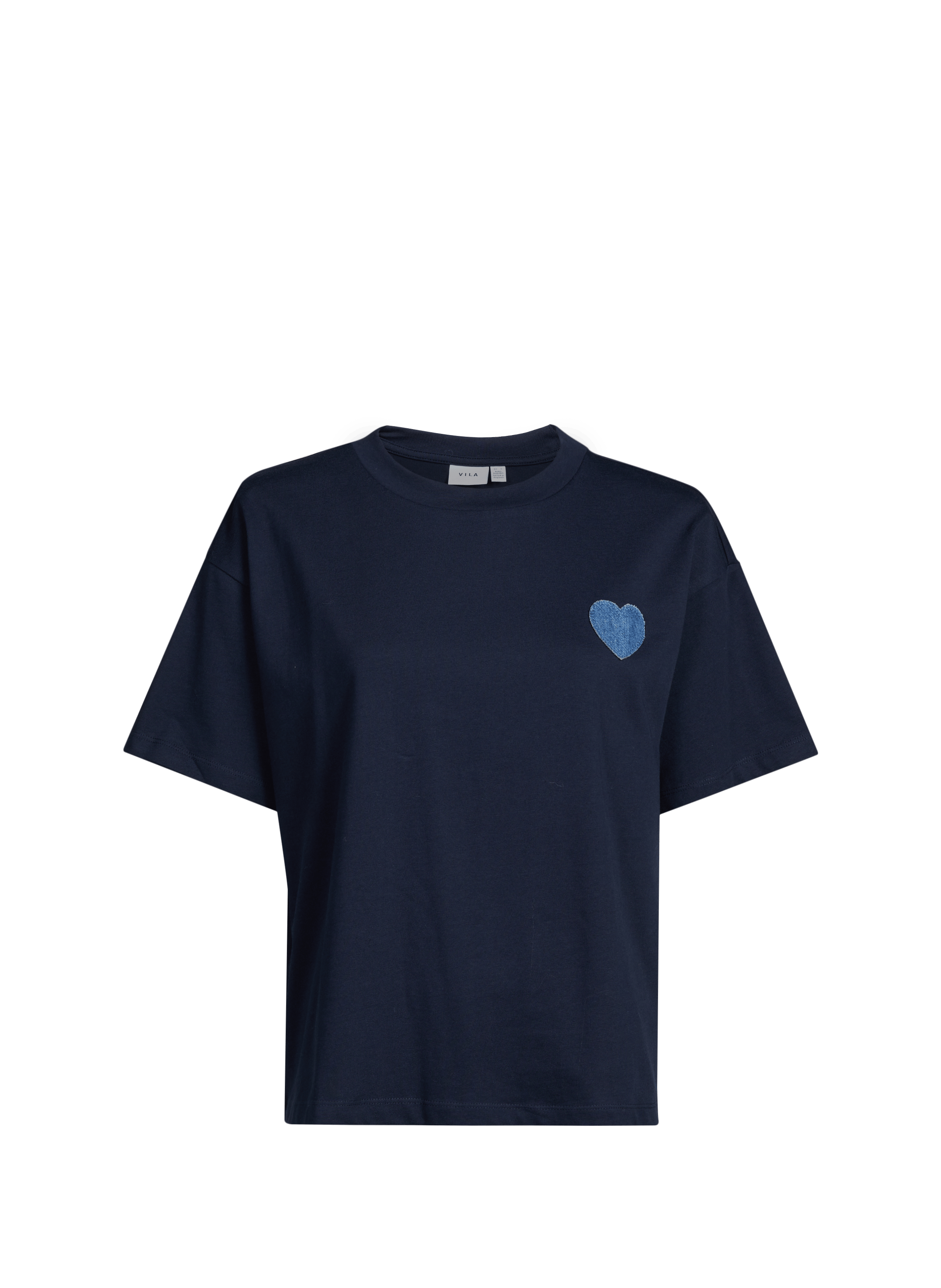 T-shirt Vimonie en coton VILA Bleu