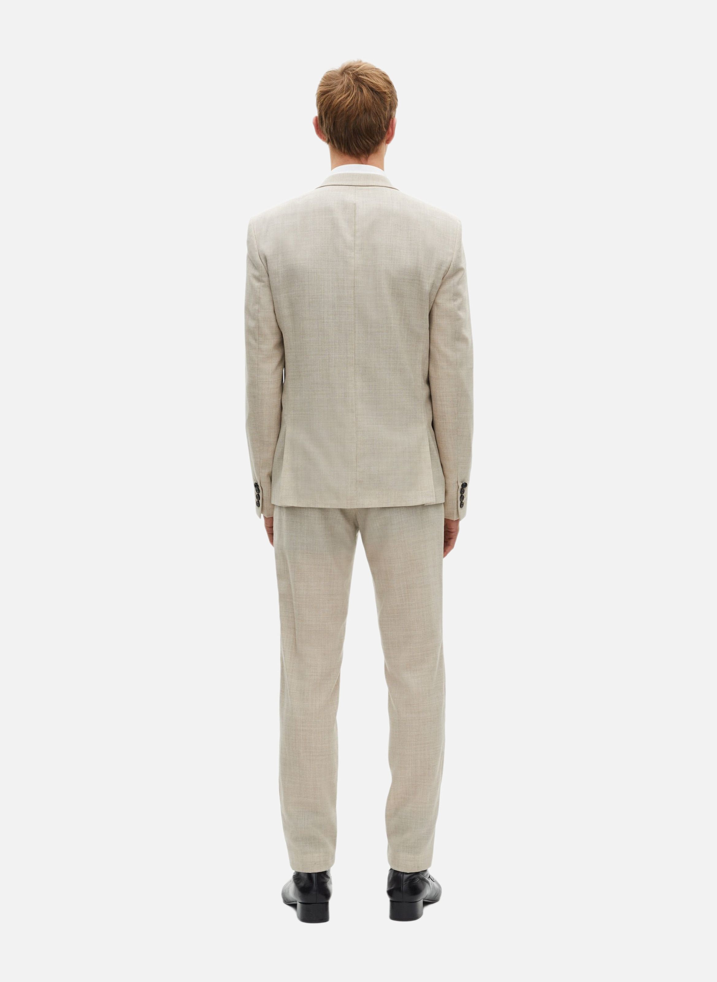 Veste de costume en laine coupe ajustée THE KOOPLES Beige