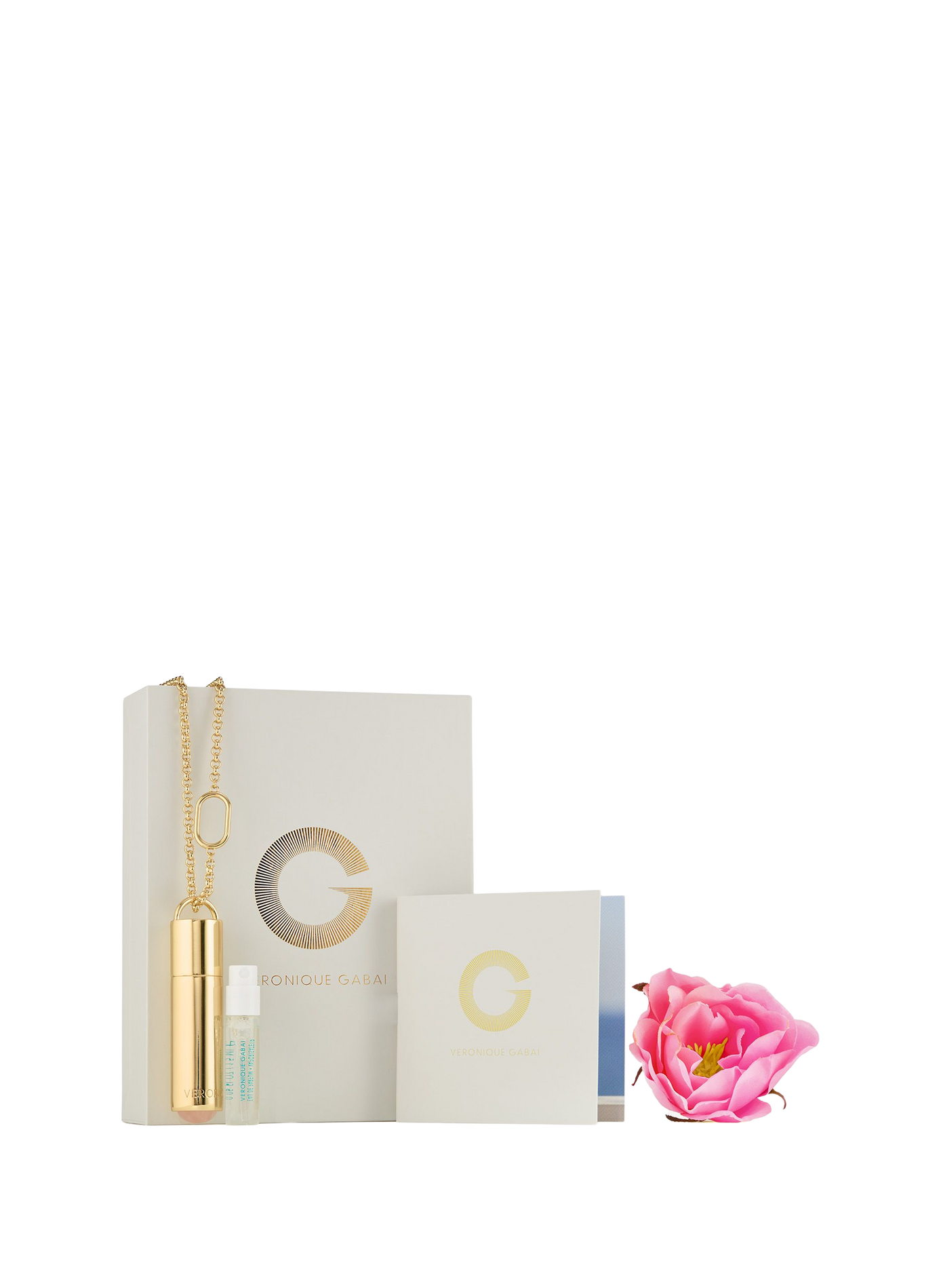 The Spritz Gold Pendant Necklace - Kelly Rutherford VERONIQUE GABAI No color